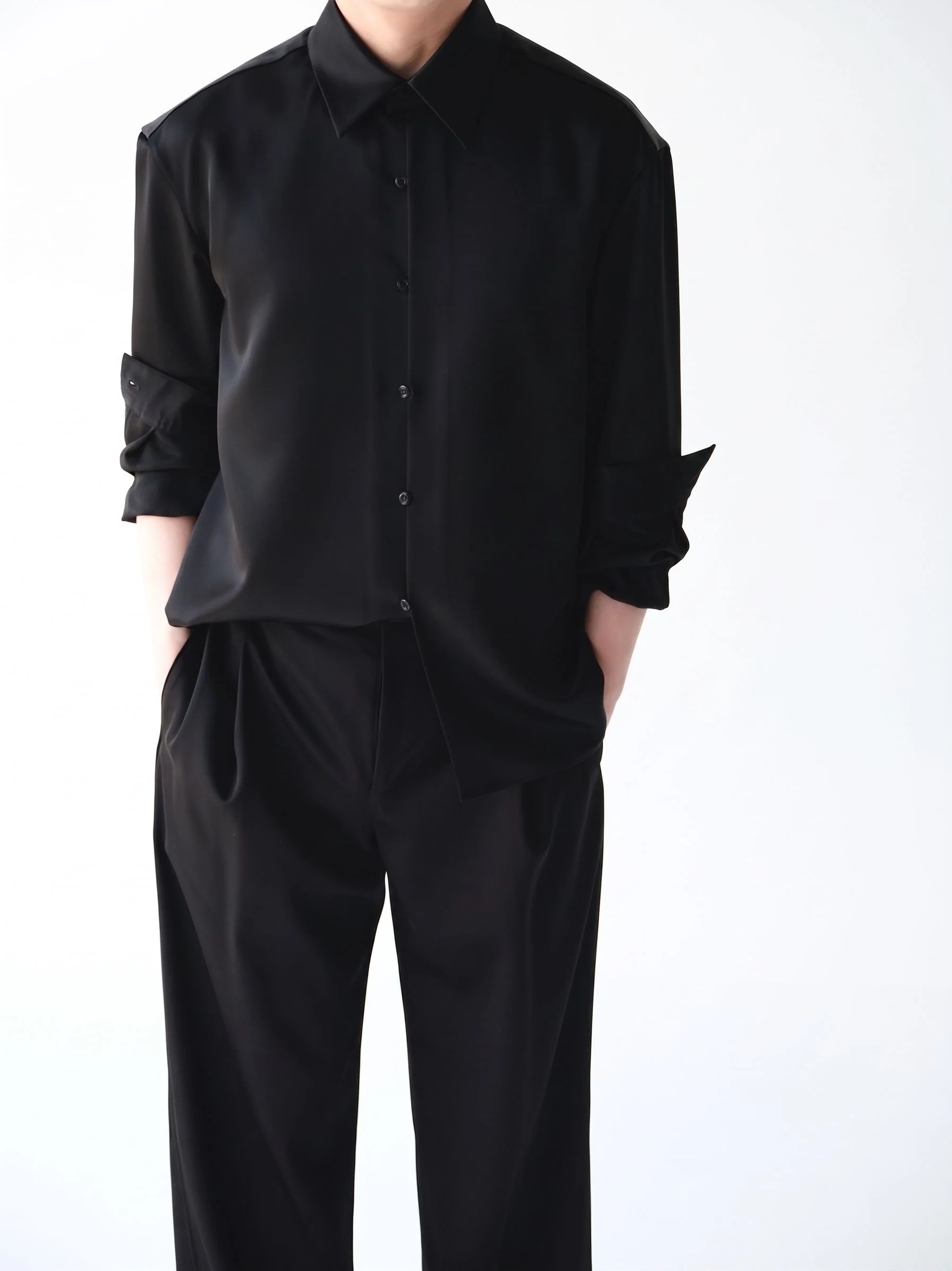Fluid Button-Up Shirt