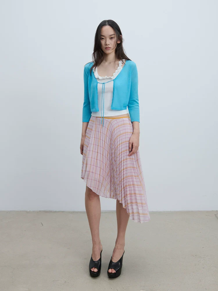 Fog Lace-Up Knit Cardigan - Image 4