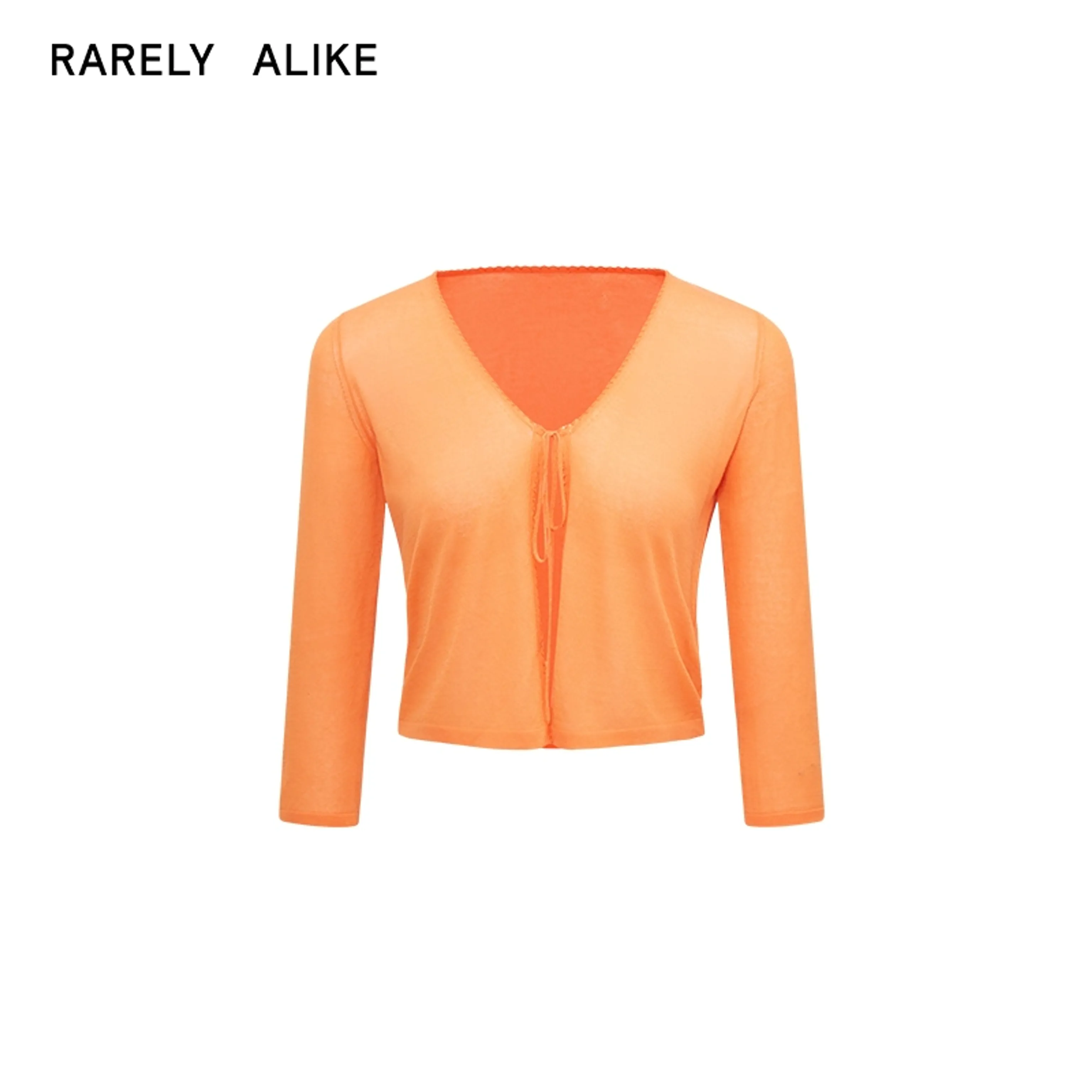 Fog Lace-Up Knit Cardigan - Image 6