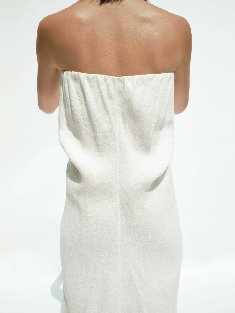 Foldover Bust Maxi Dress - Image 3