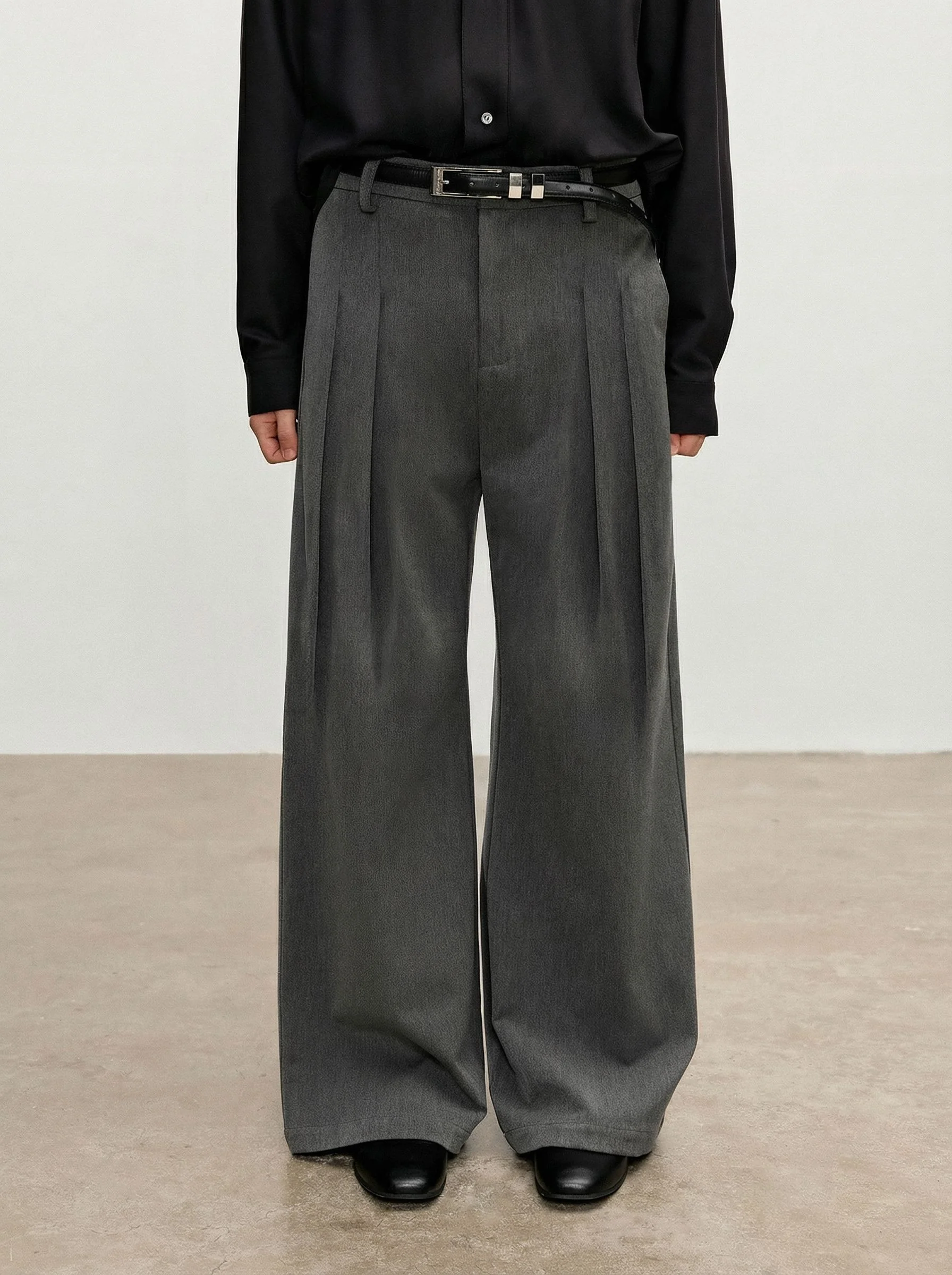 Four-Pleat Trousers