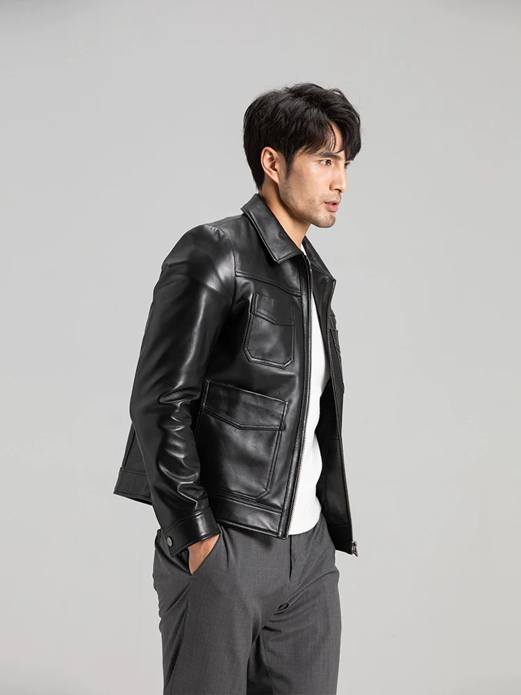 Four-Pocket Lambskin Jacket - Image 2
