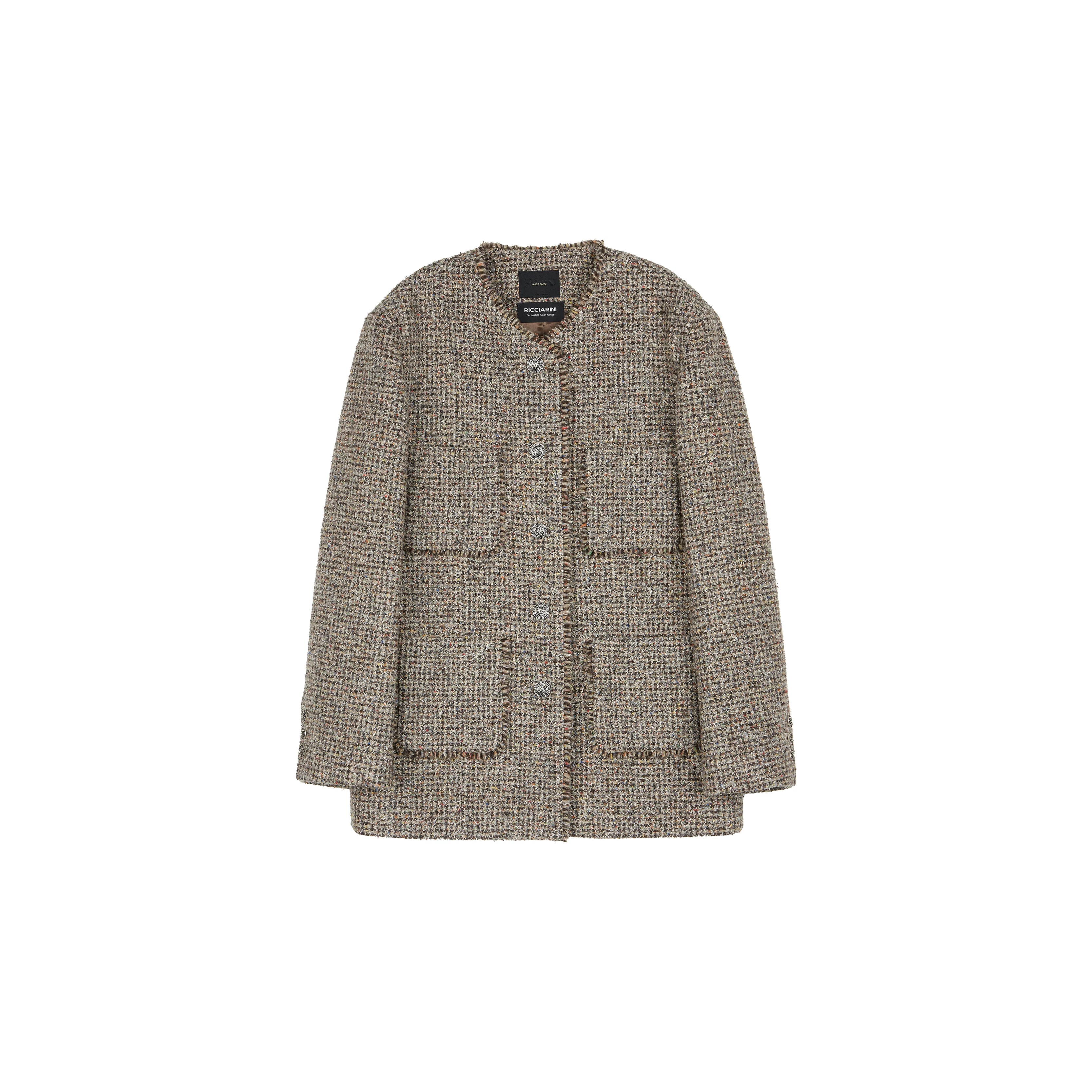 Four-Pocket Tweed Jacket - Image 2