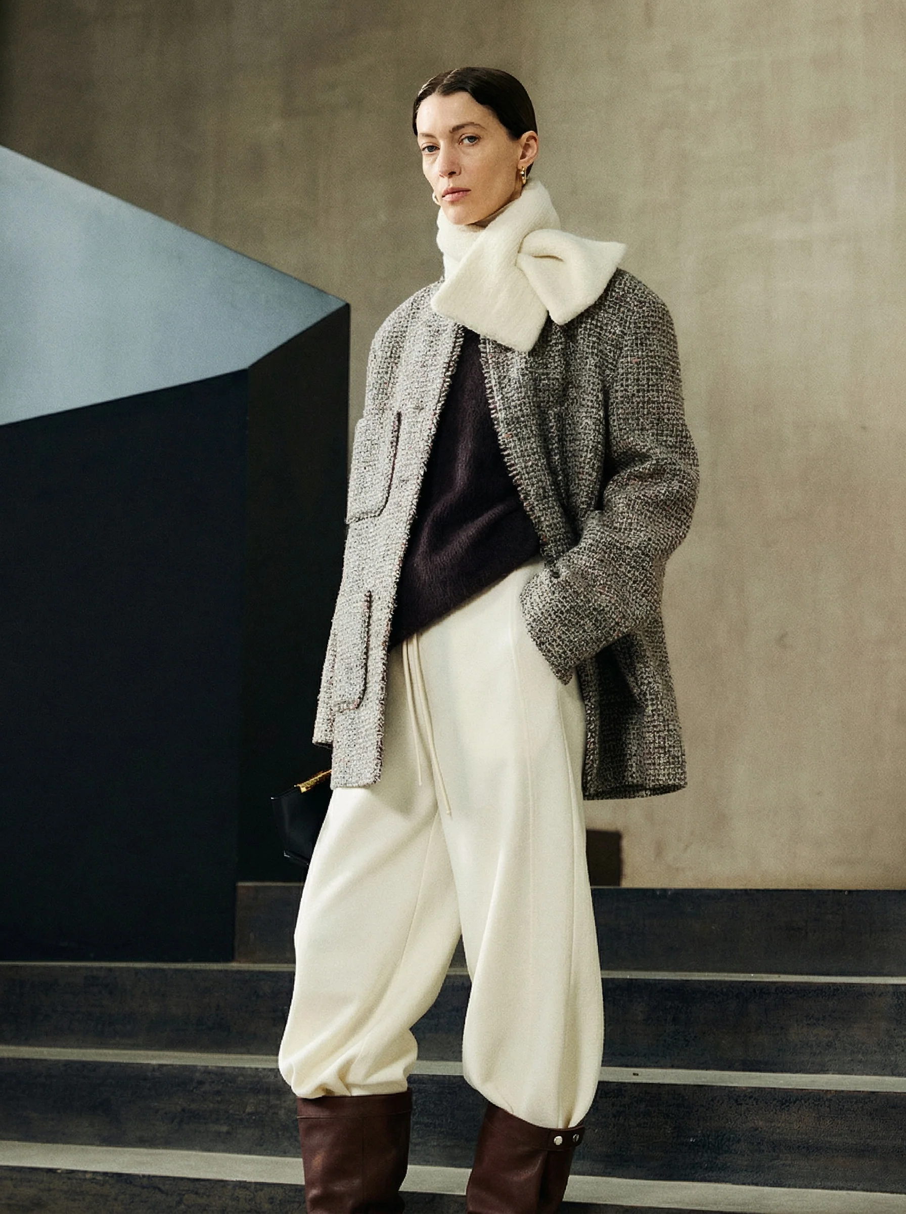 Four-Pocket Tweed Jacket - Image 5
