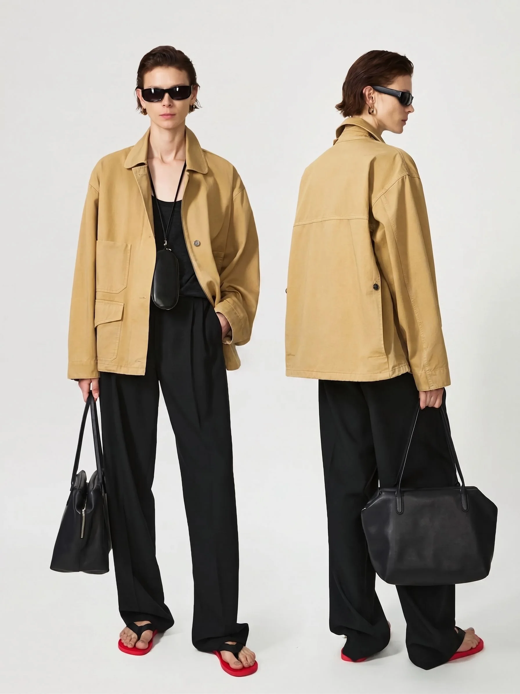 Four-Pocket Twill Jacket - Image 3