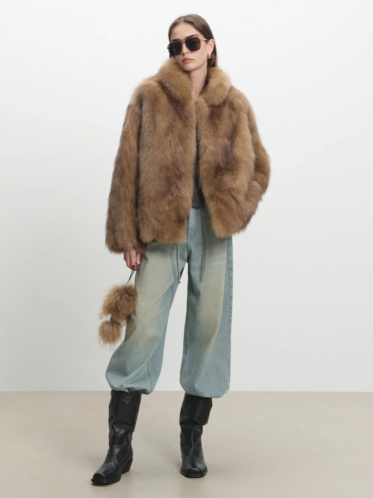 Fox Fur Jacket - Image 2
