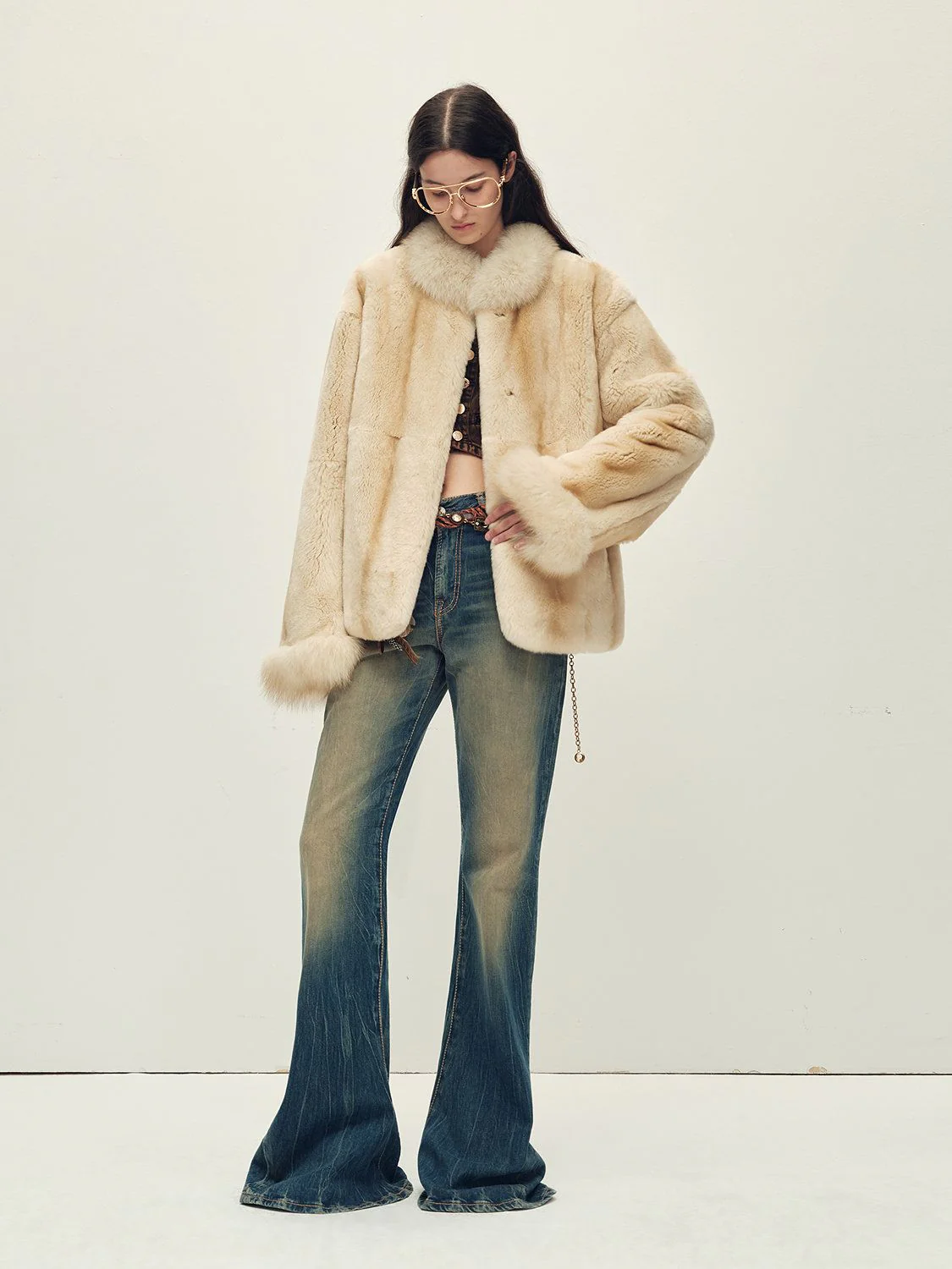 Fox-Trim Fur Jacket - Image 4