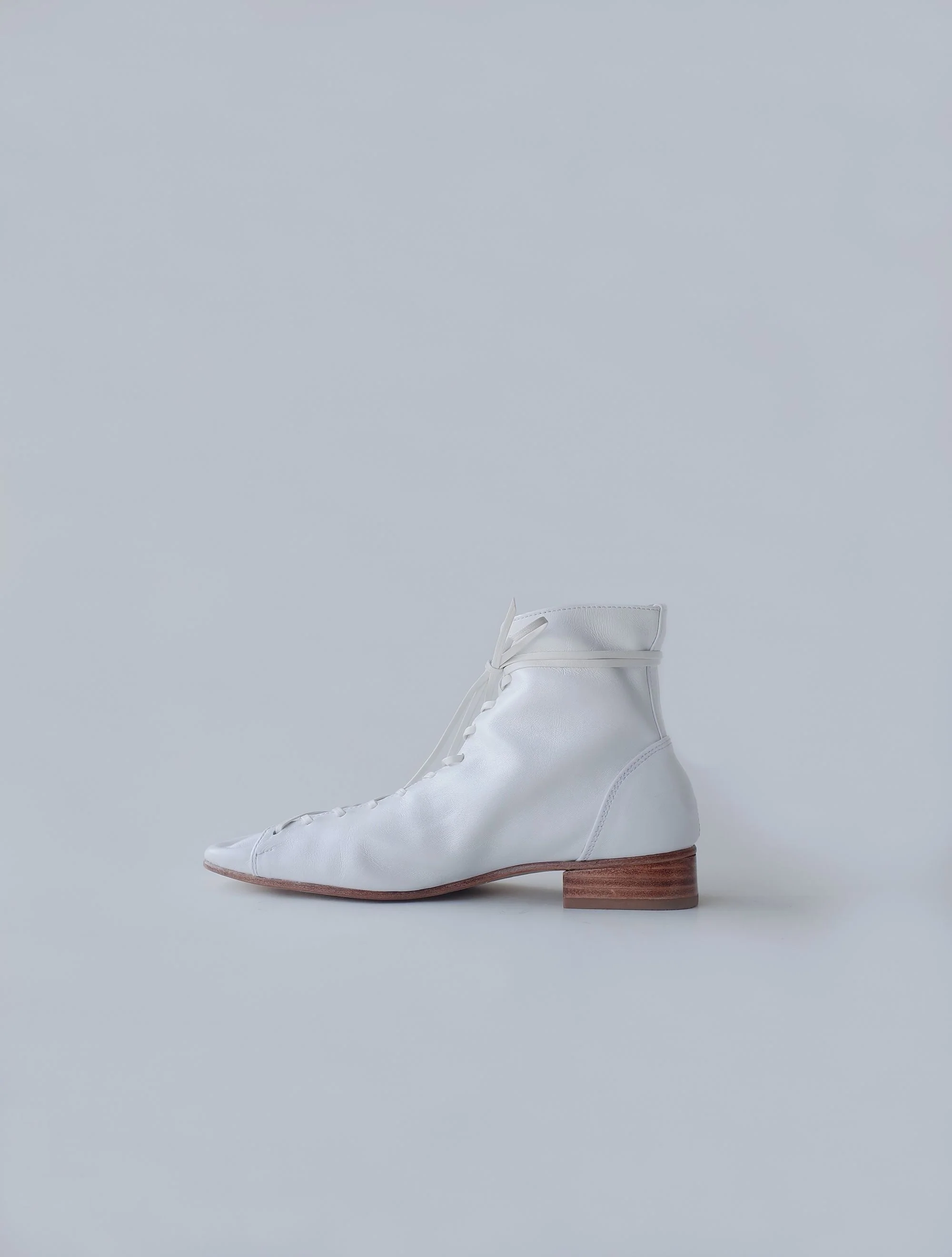 French Lace-Up Ankle Boots