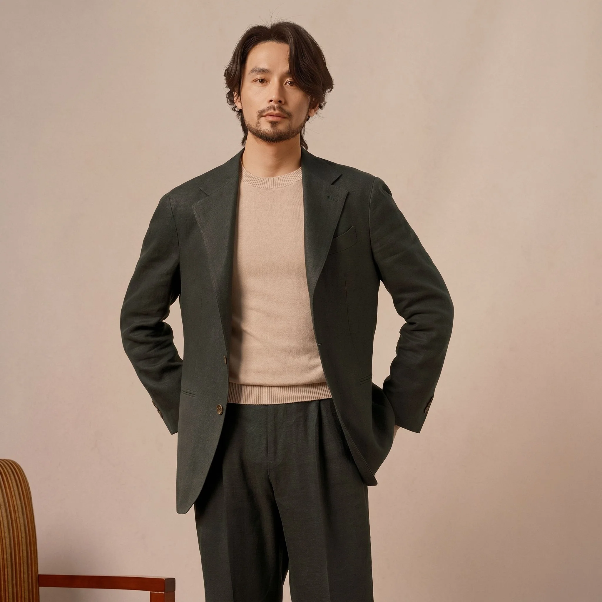 French Linen Blazer - Image 5
