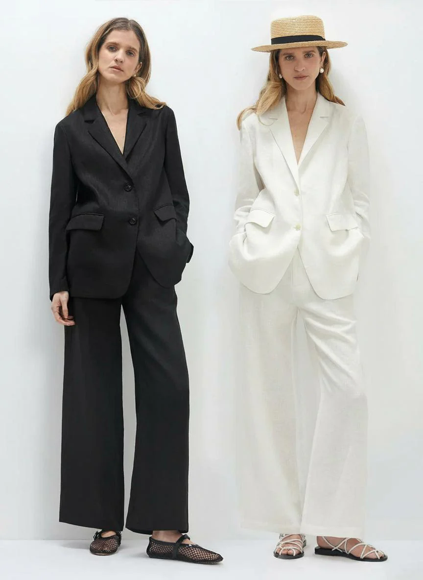 French Linen Vacation Suit