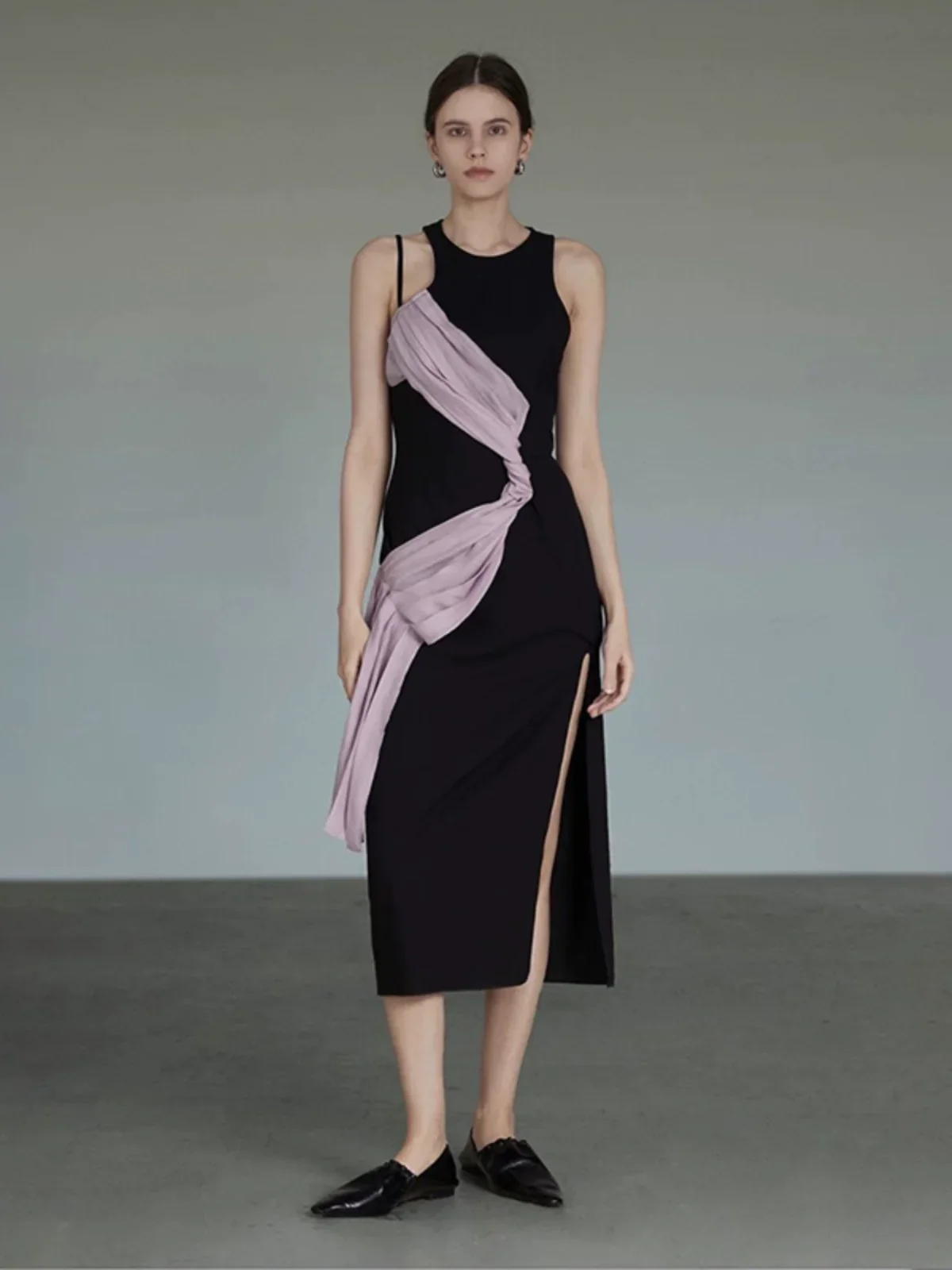 French Suspender Two-Piece Dress - Image 2
