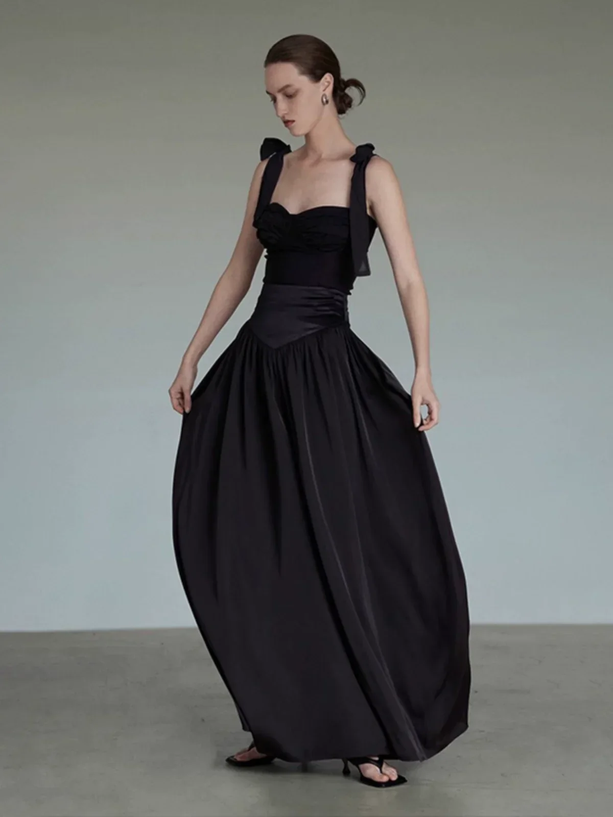 French Suspender Two-Piece Dress - Image 3