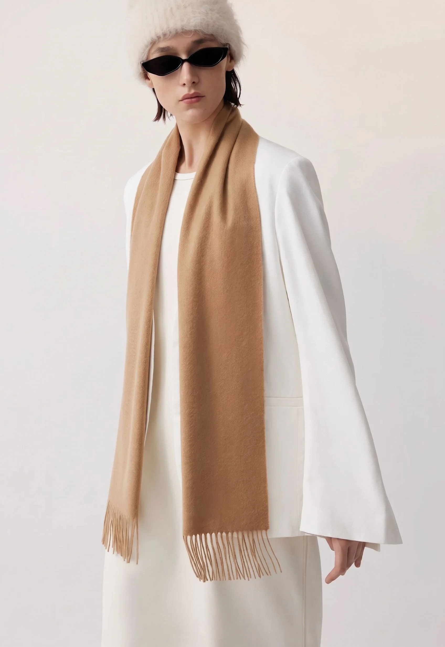 Fringed Brushed Scarf