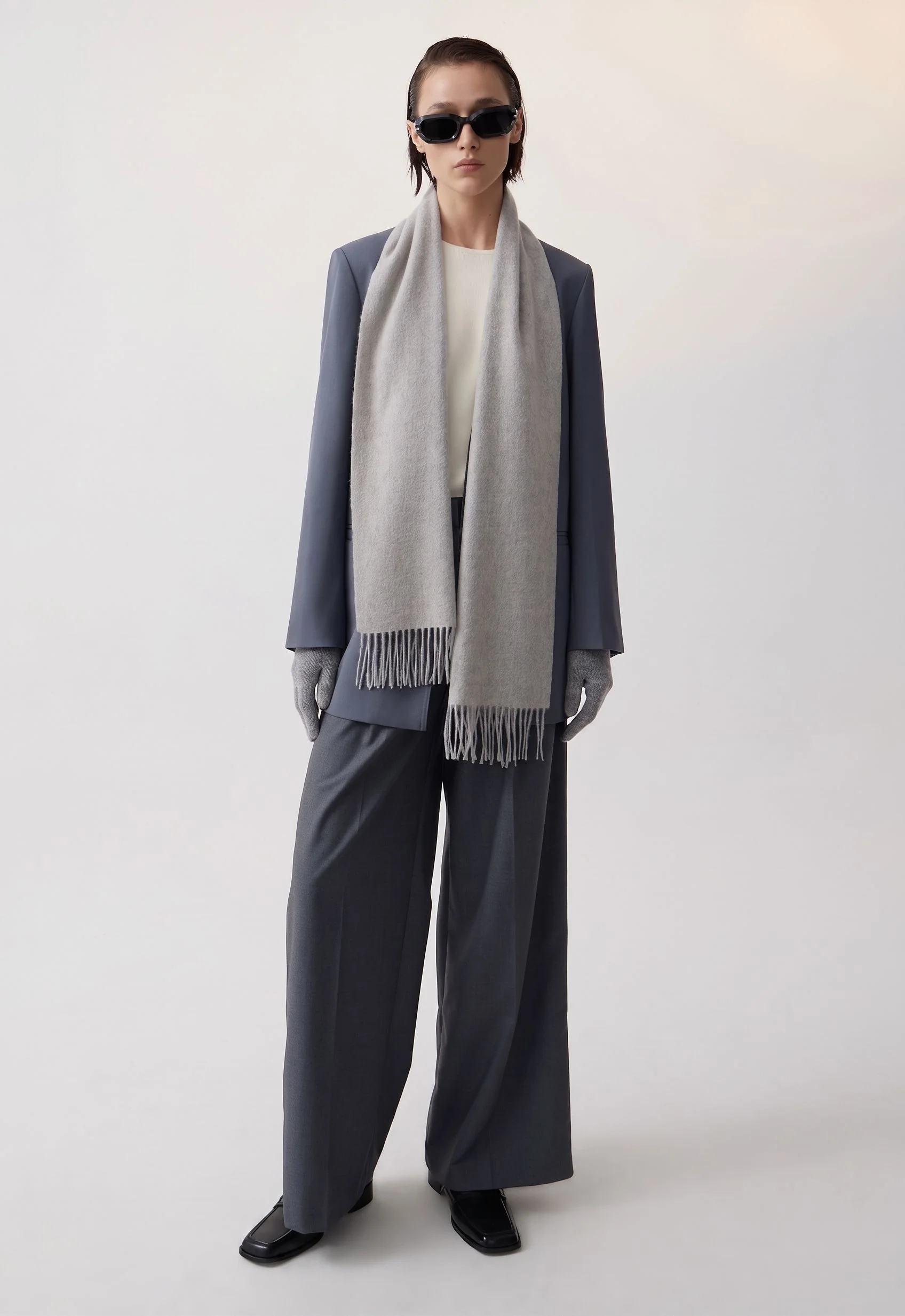 Fringed Brushed Scarf