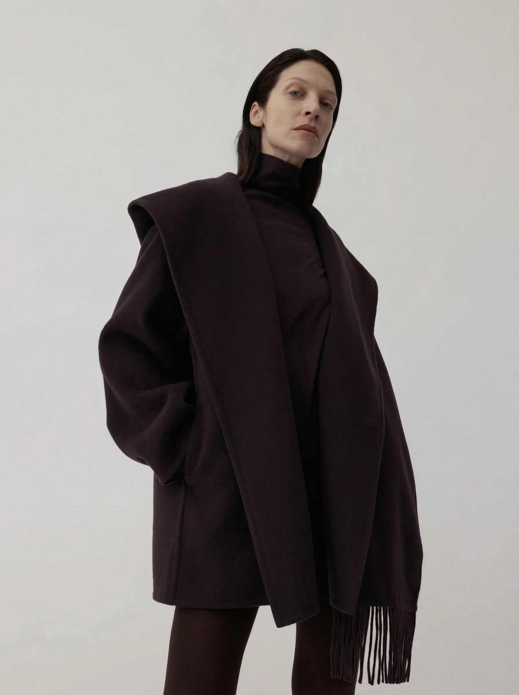 Fringed Hooded Coat - Image 4