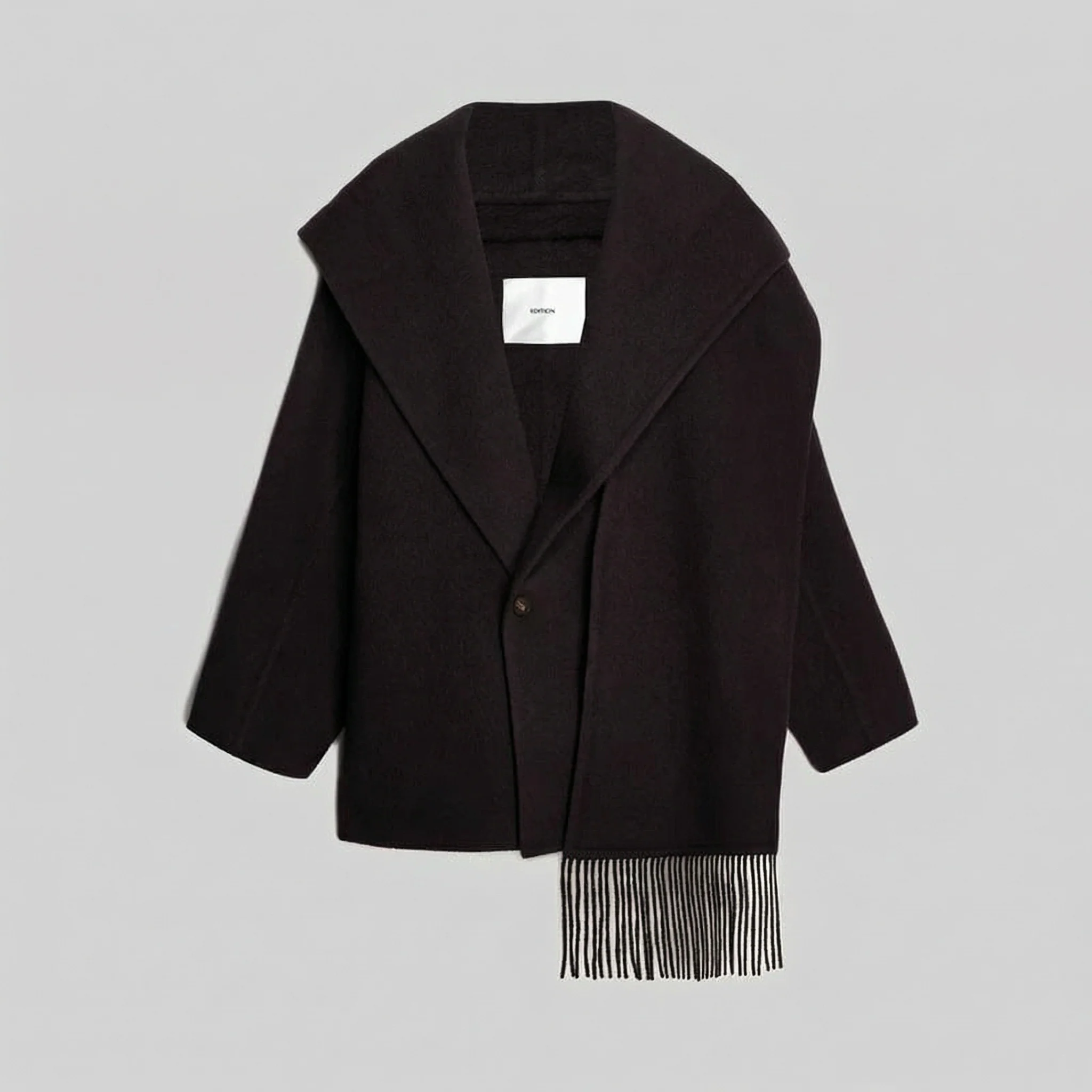 Fringed Hooded Coat - Image 6