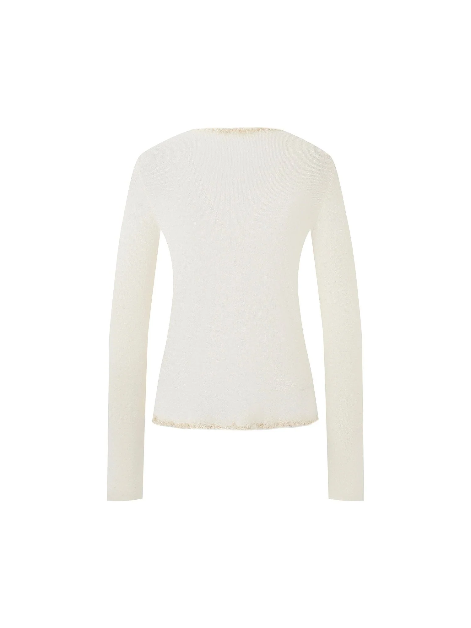 Fringed Knit Cardigan - Image 3