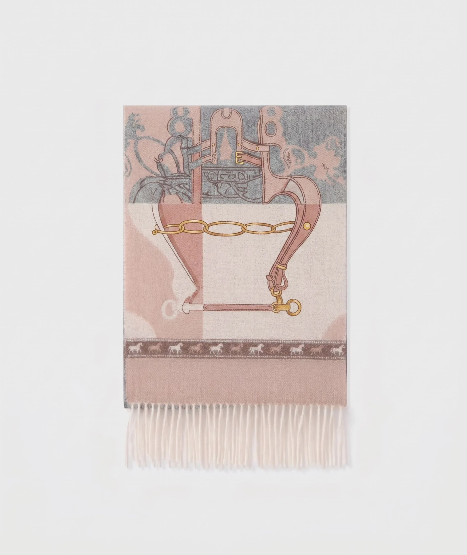 Fringed Motif Scarf - Image 6