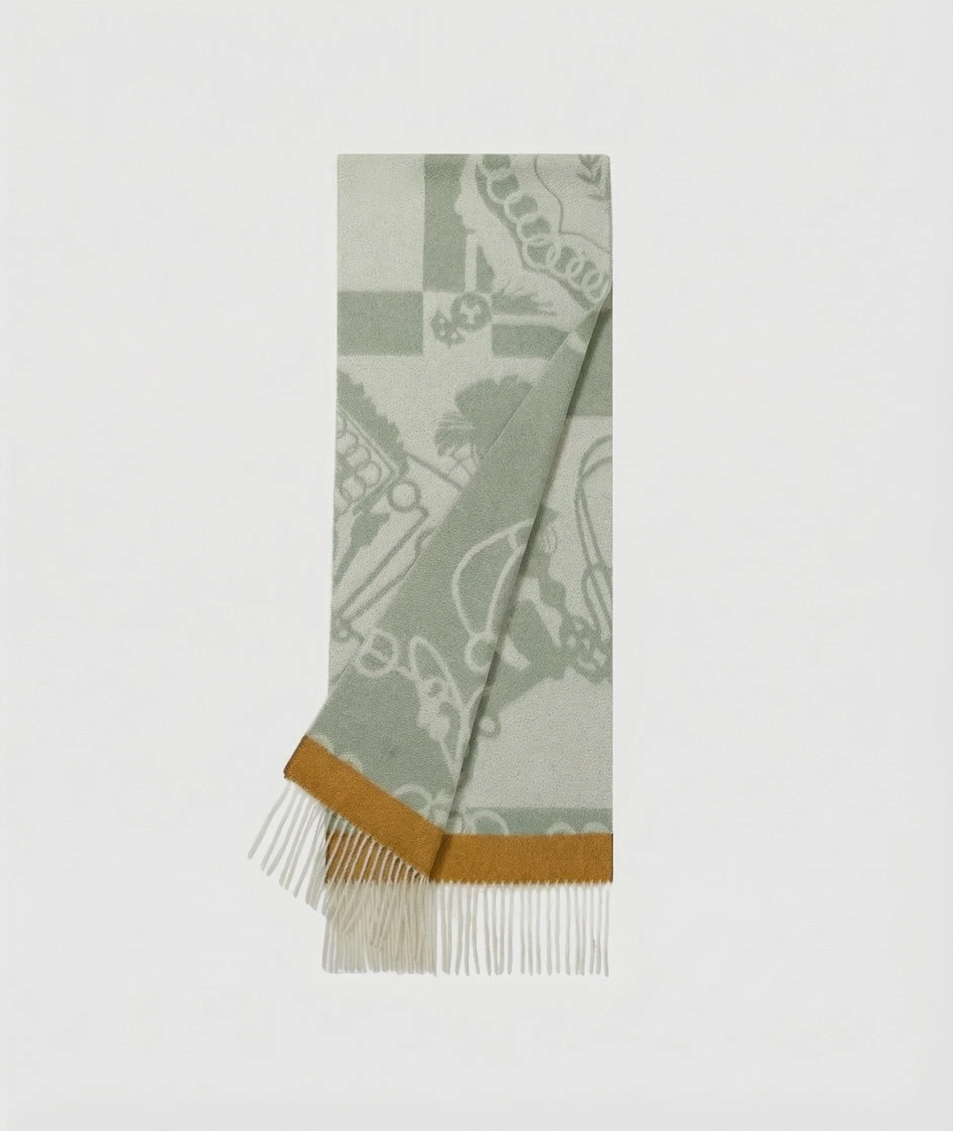 Fringed Motif Scarf - Image 7