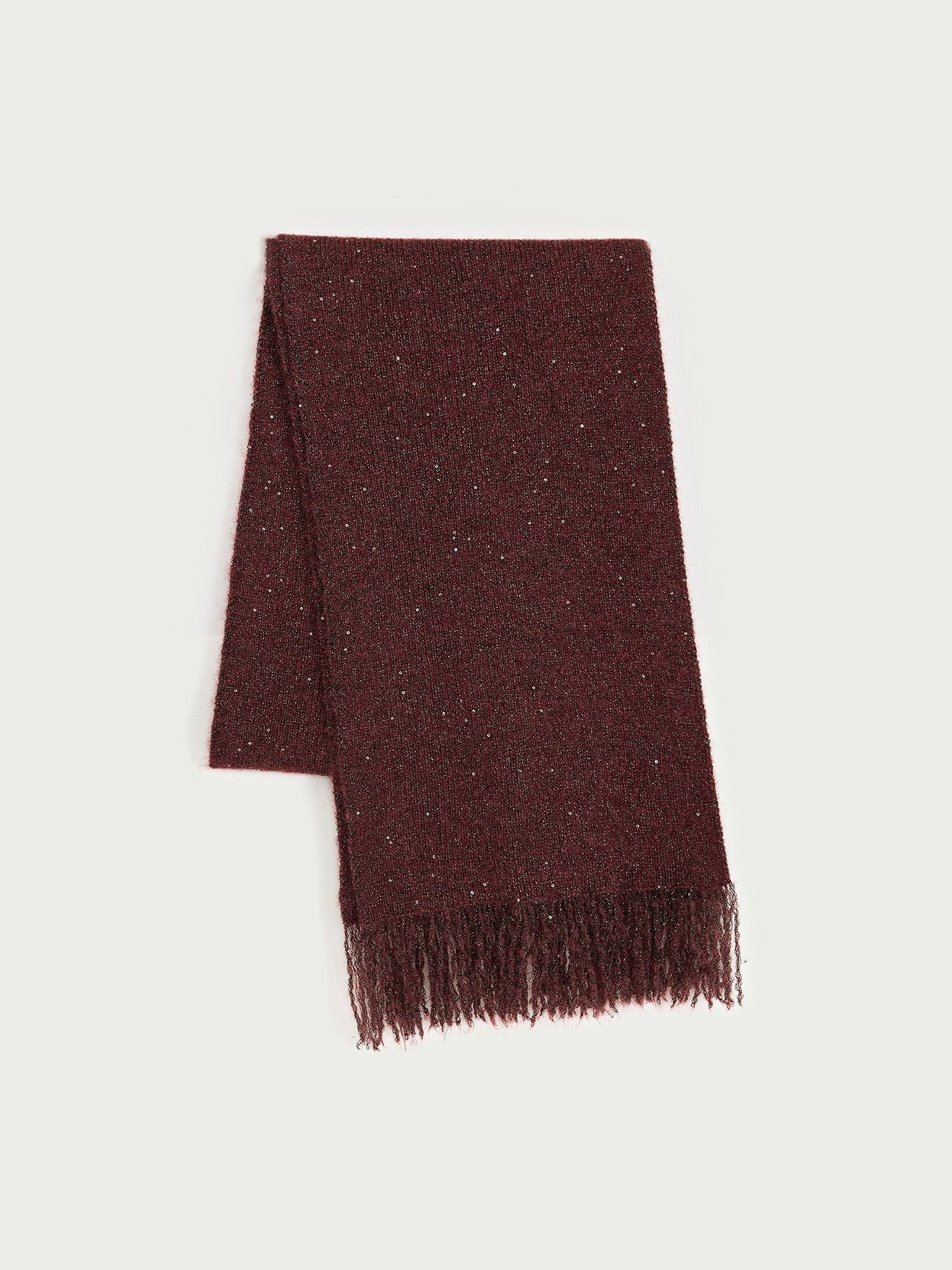 Fringed Sequin Scarf - Image 5
