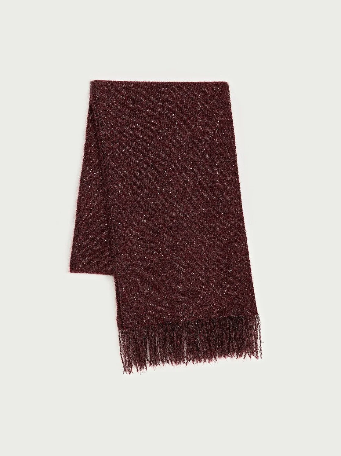 Fringed Sequin Scarf - Image 9