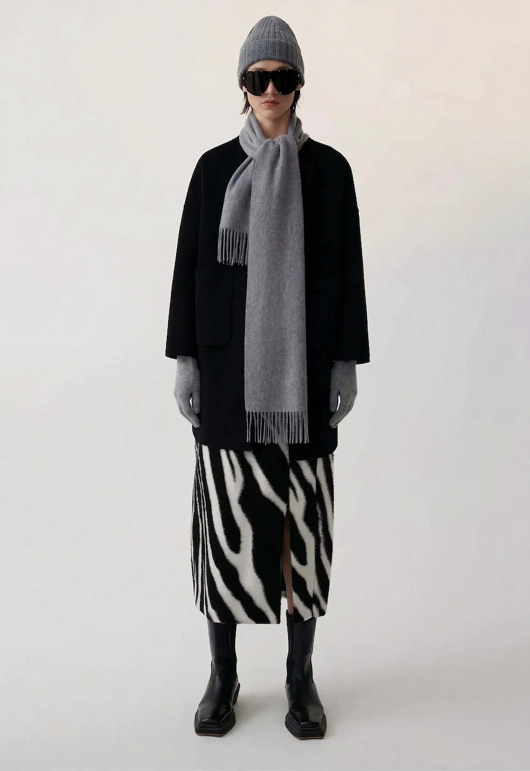 Fringed Wrap Scarf
