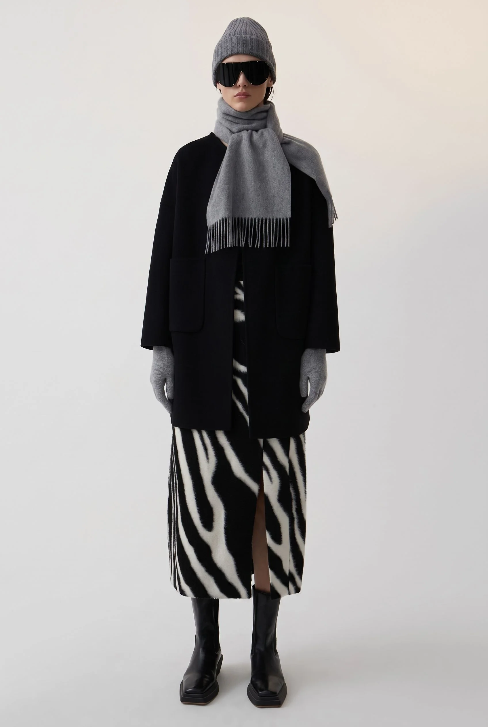 Fringed Wrap Scarf - Image 4