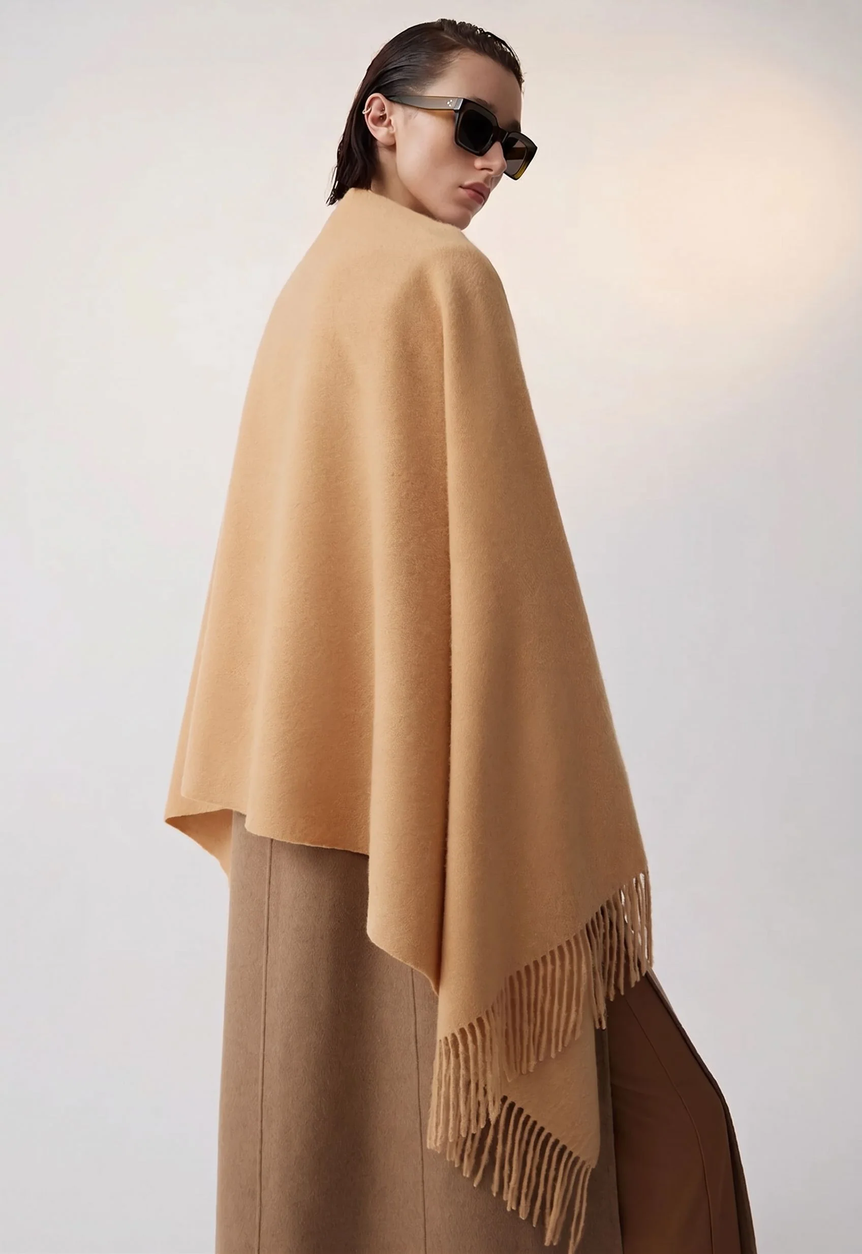 Fringed Wrap Scarf