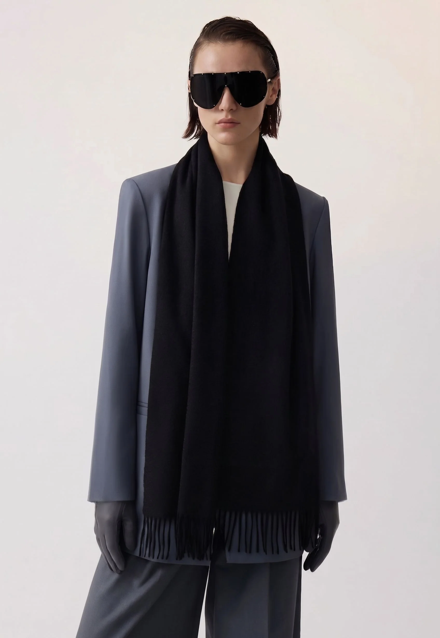 Fringed Wrap Scarf - Image 3