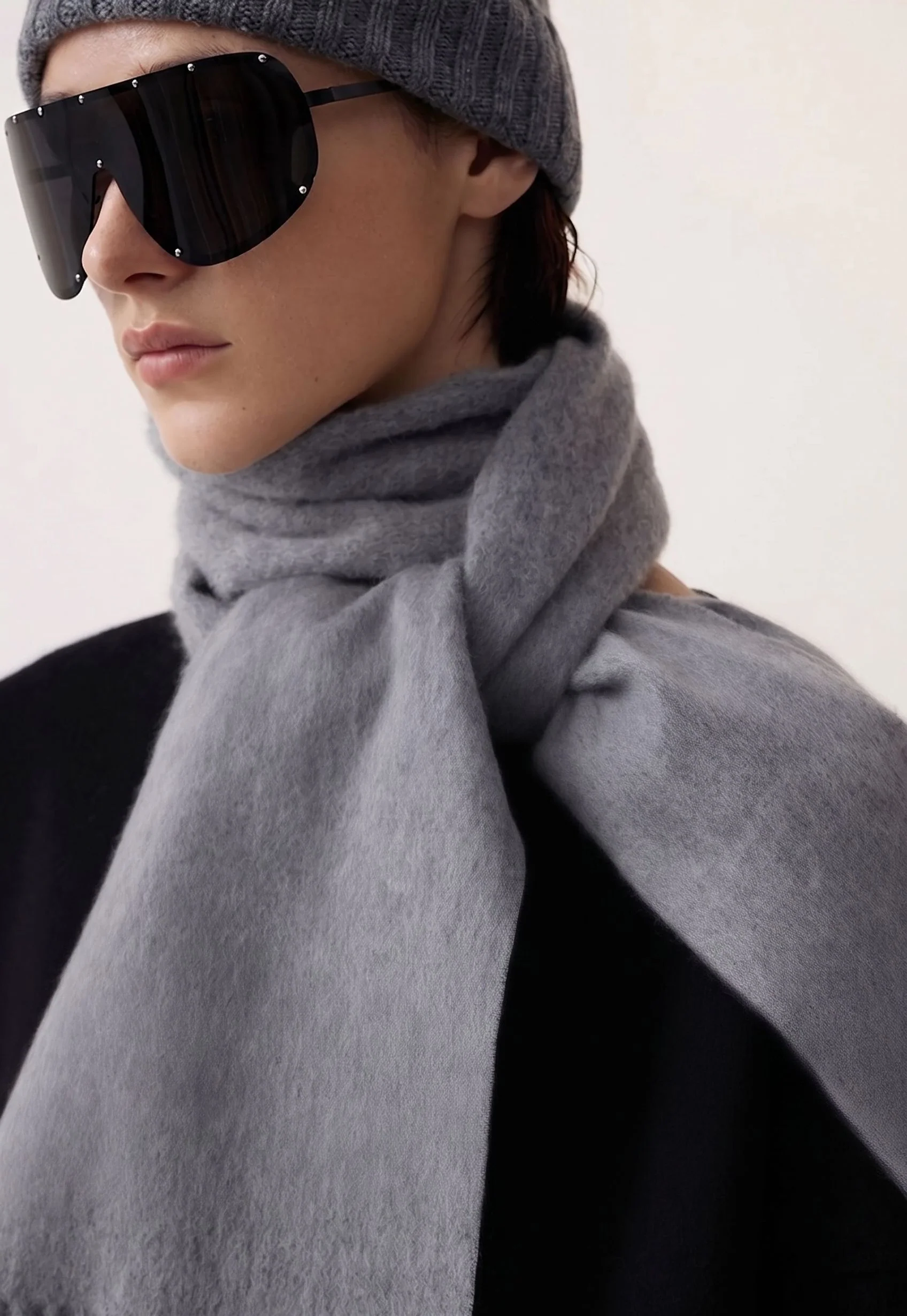 Fringed Wrap Scarf - Image 2