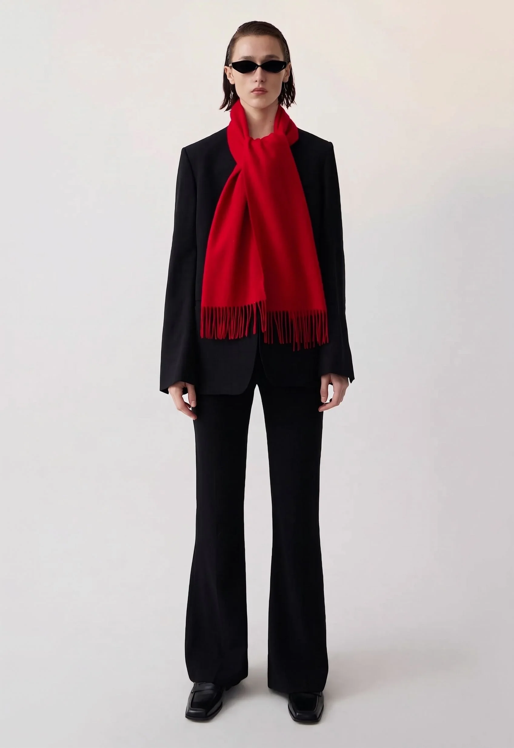 Fringed Wrap Scarf - Image 2