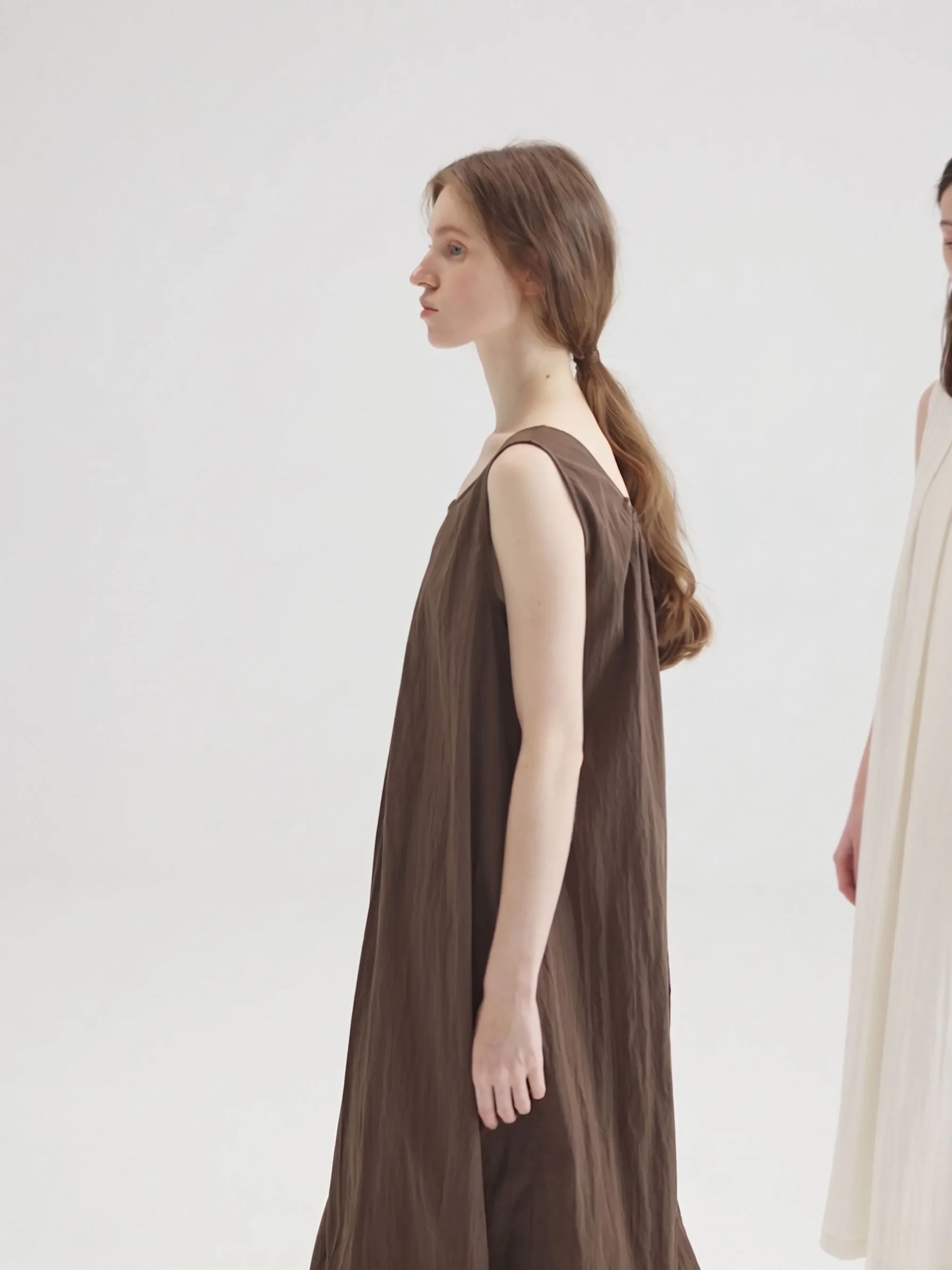 Front Pleat Maxi Dress - Image 5