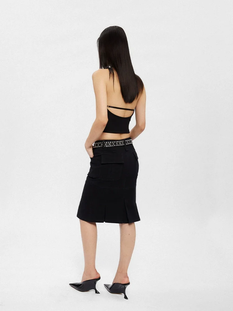 Front Slit Utility Skirt - Image 3