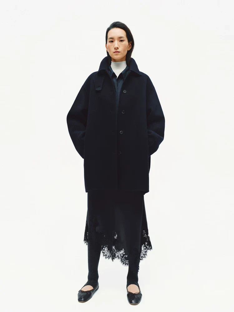 Funnel Neck Coat