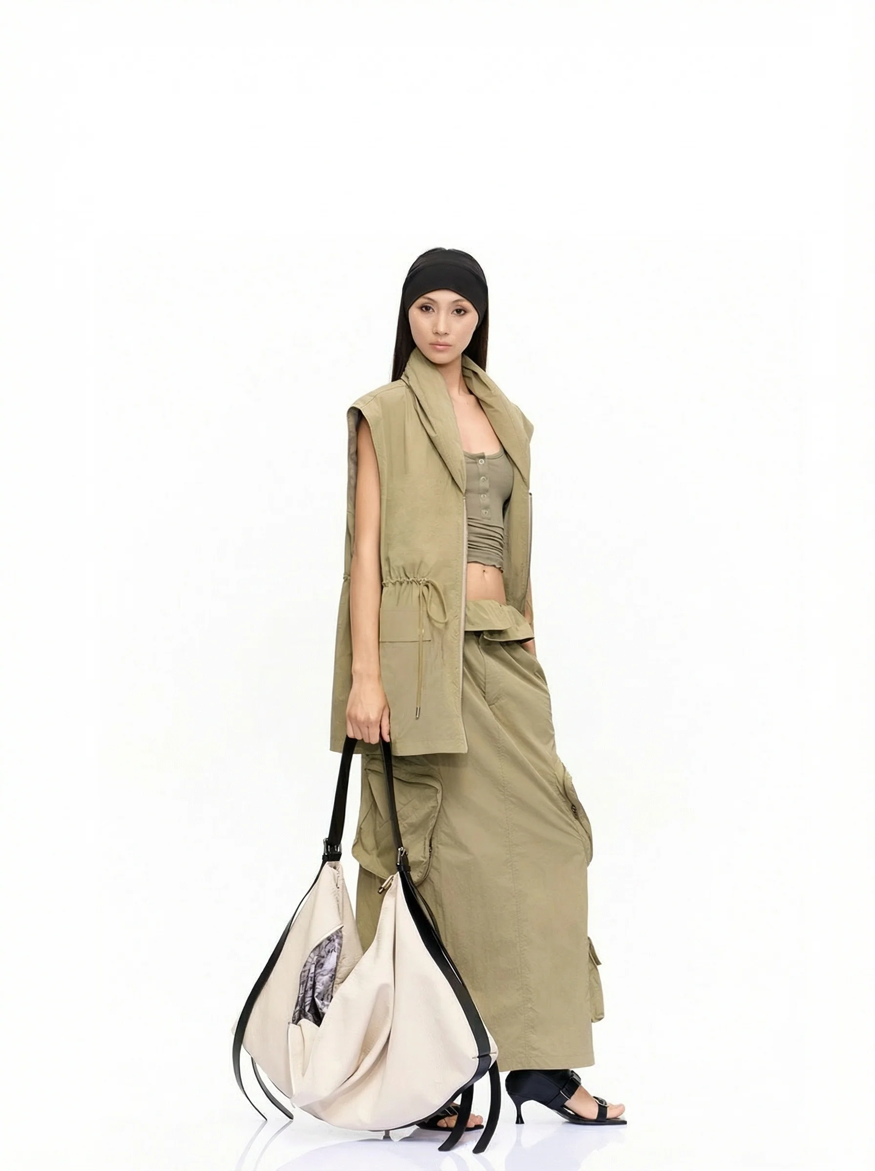 Funnel-Neck Utility Vest - Image 2