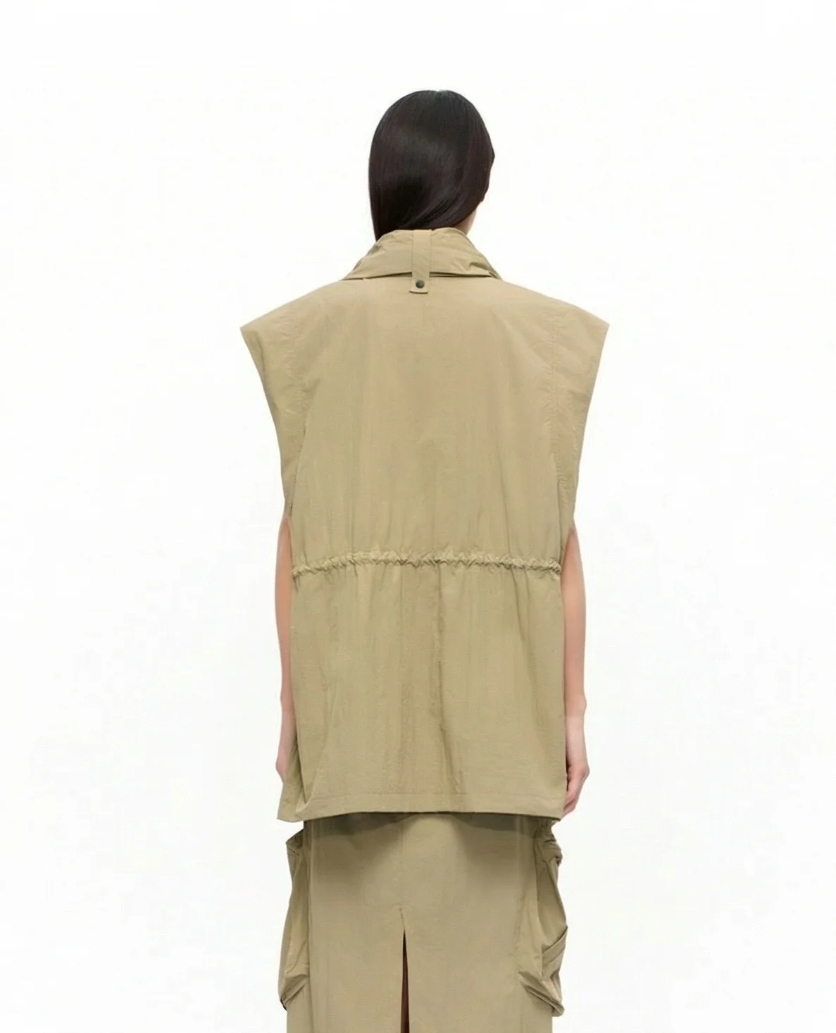 Funnel-Neck Utility Vest - Image 4