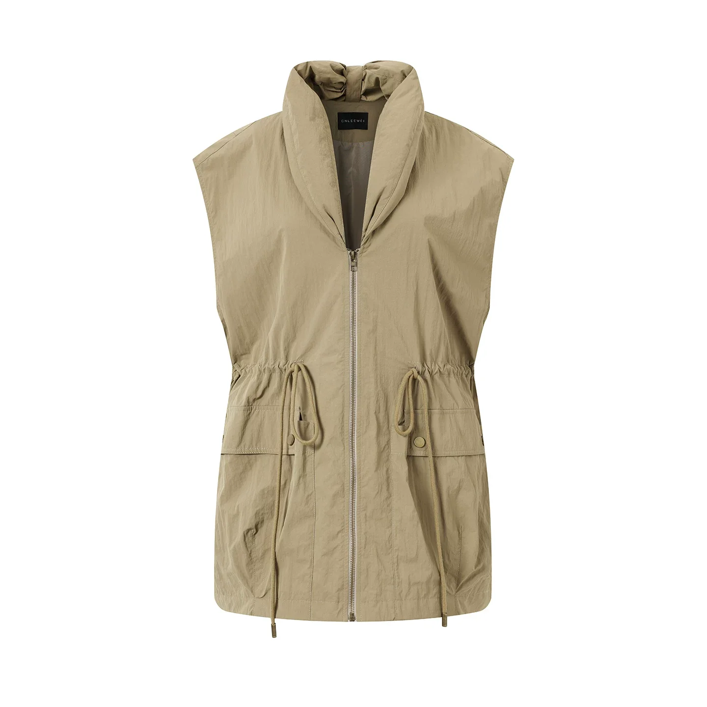 Funnel-Neck Utility Vest - Image 5