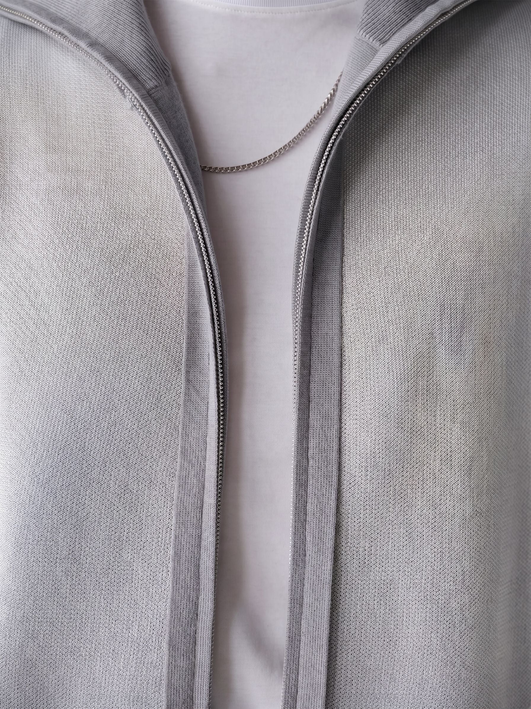 Funnel Neck Zip Cardigan - Image 7