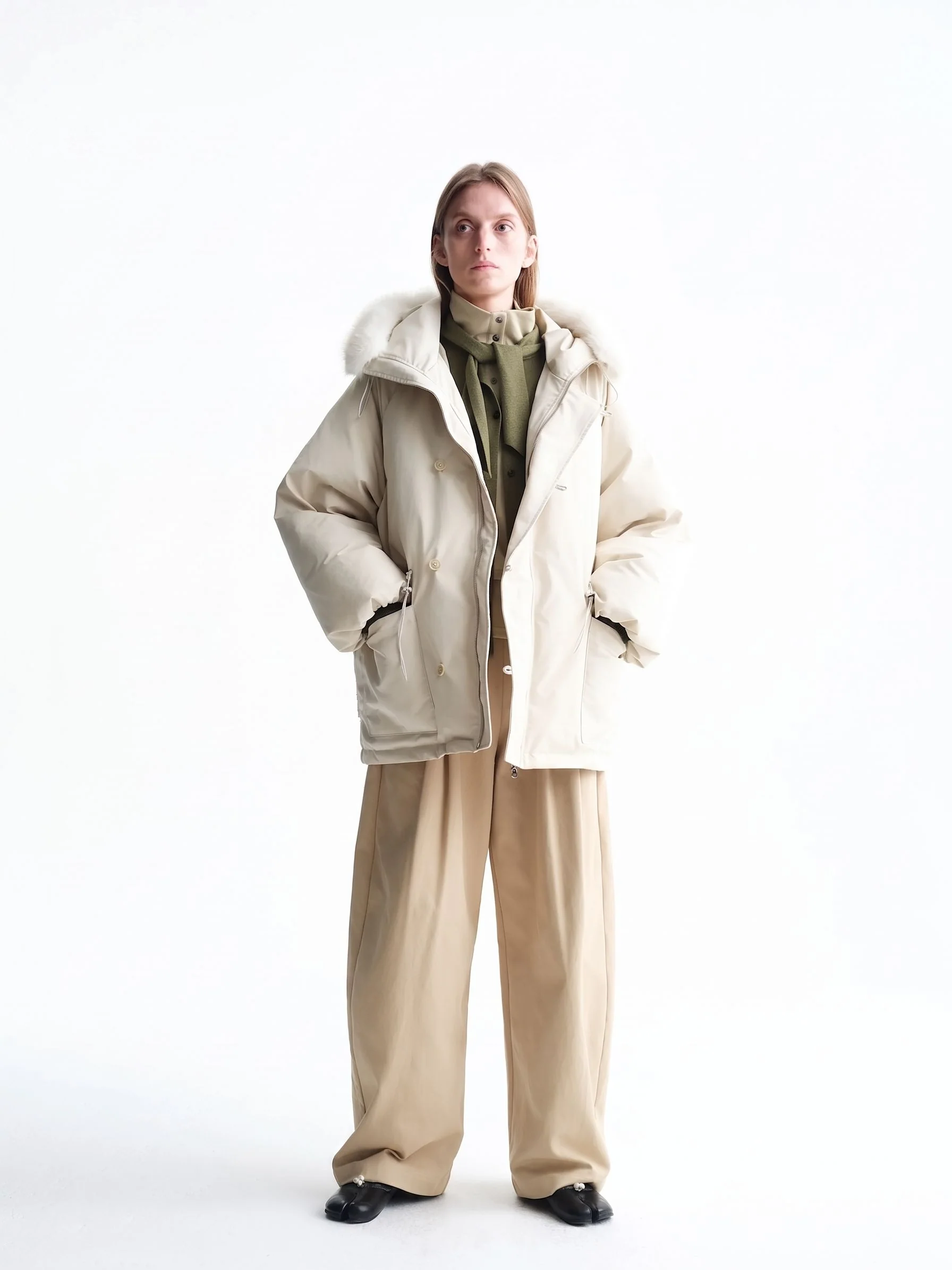 Fur Collar Down Jacket - Image 4