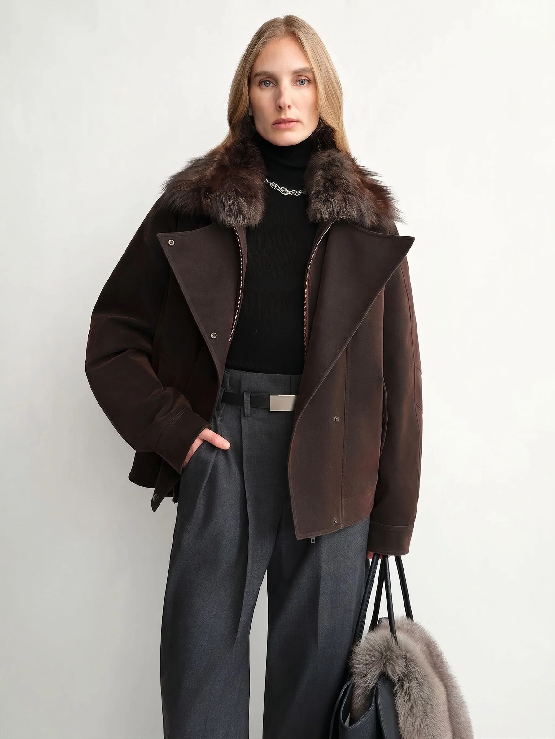 Fur Collar Jacket