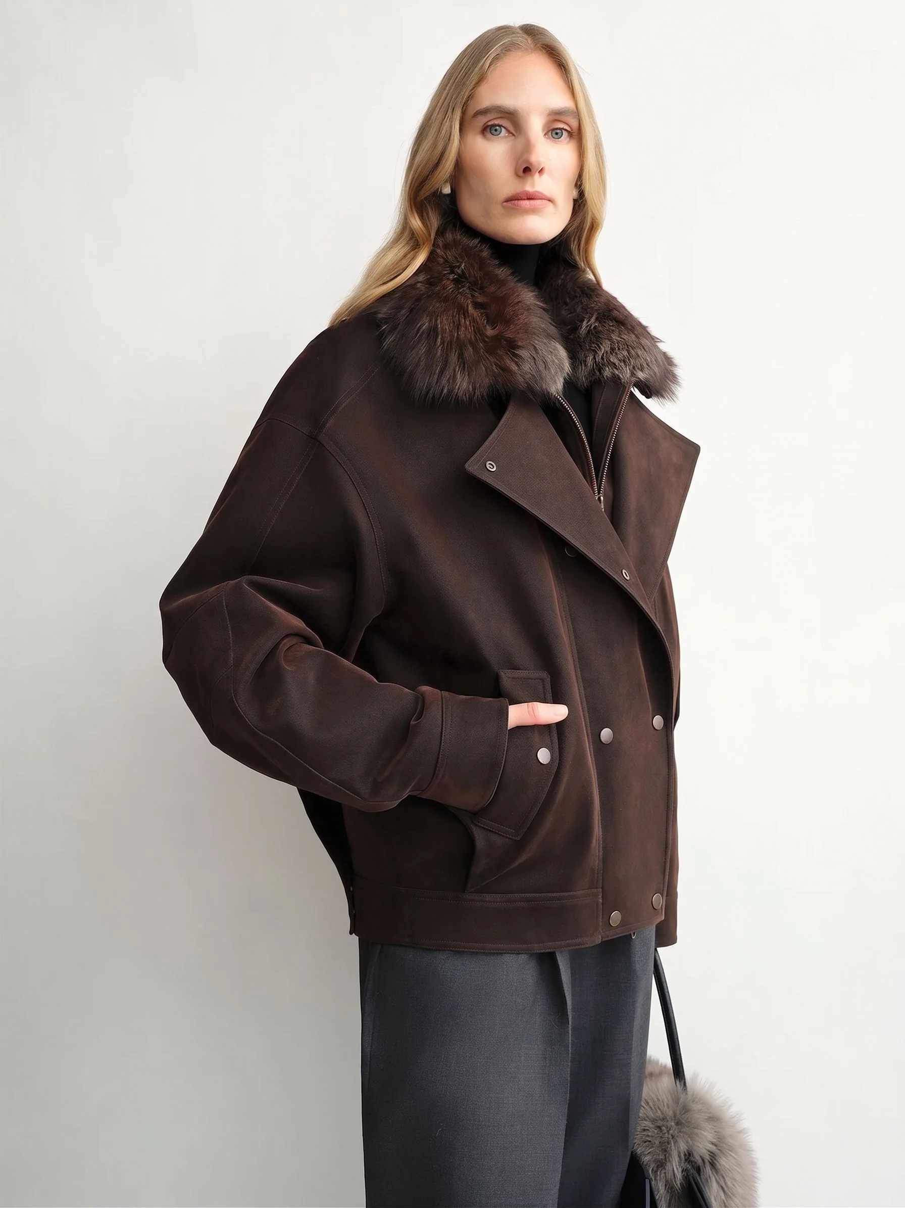 Fur Collar Jacket - Image 4