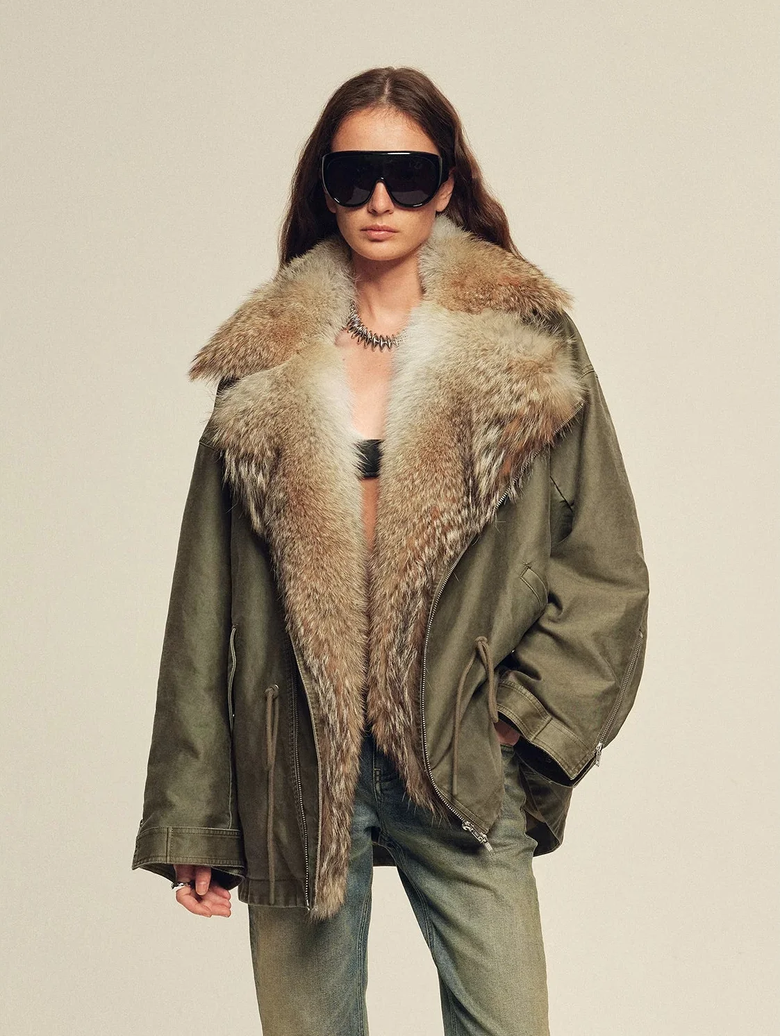 Fur Collar Parka - Image 2