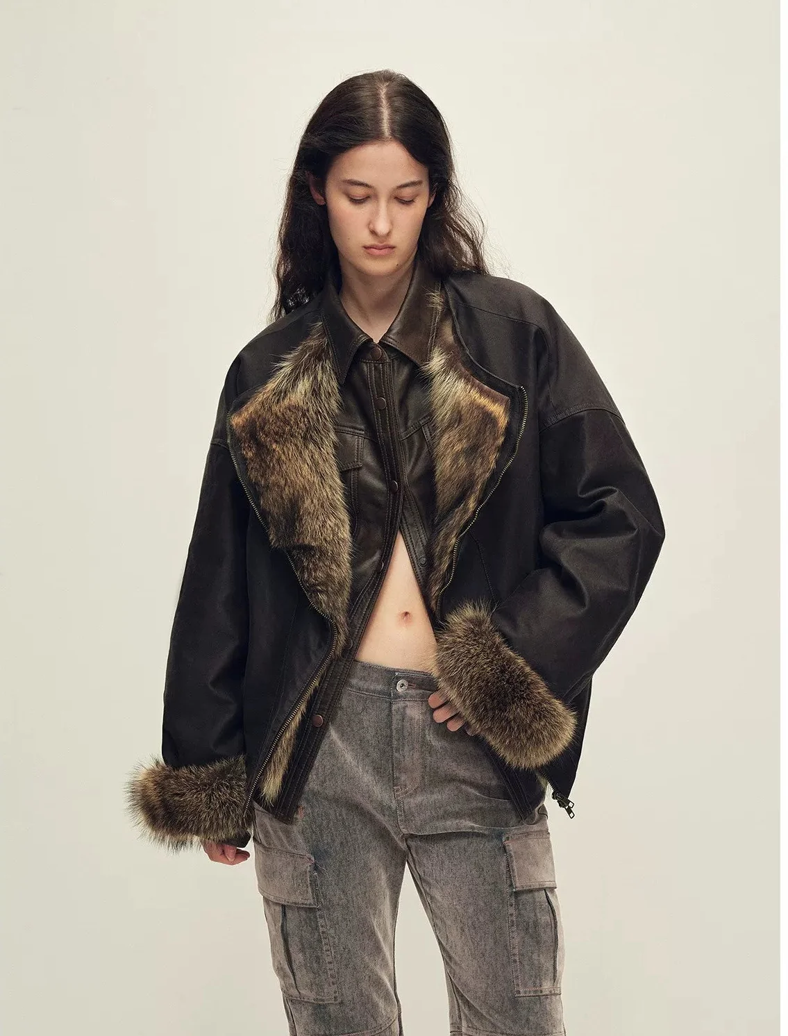 Fur Collar Parka - Image 5