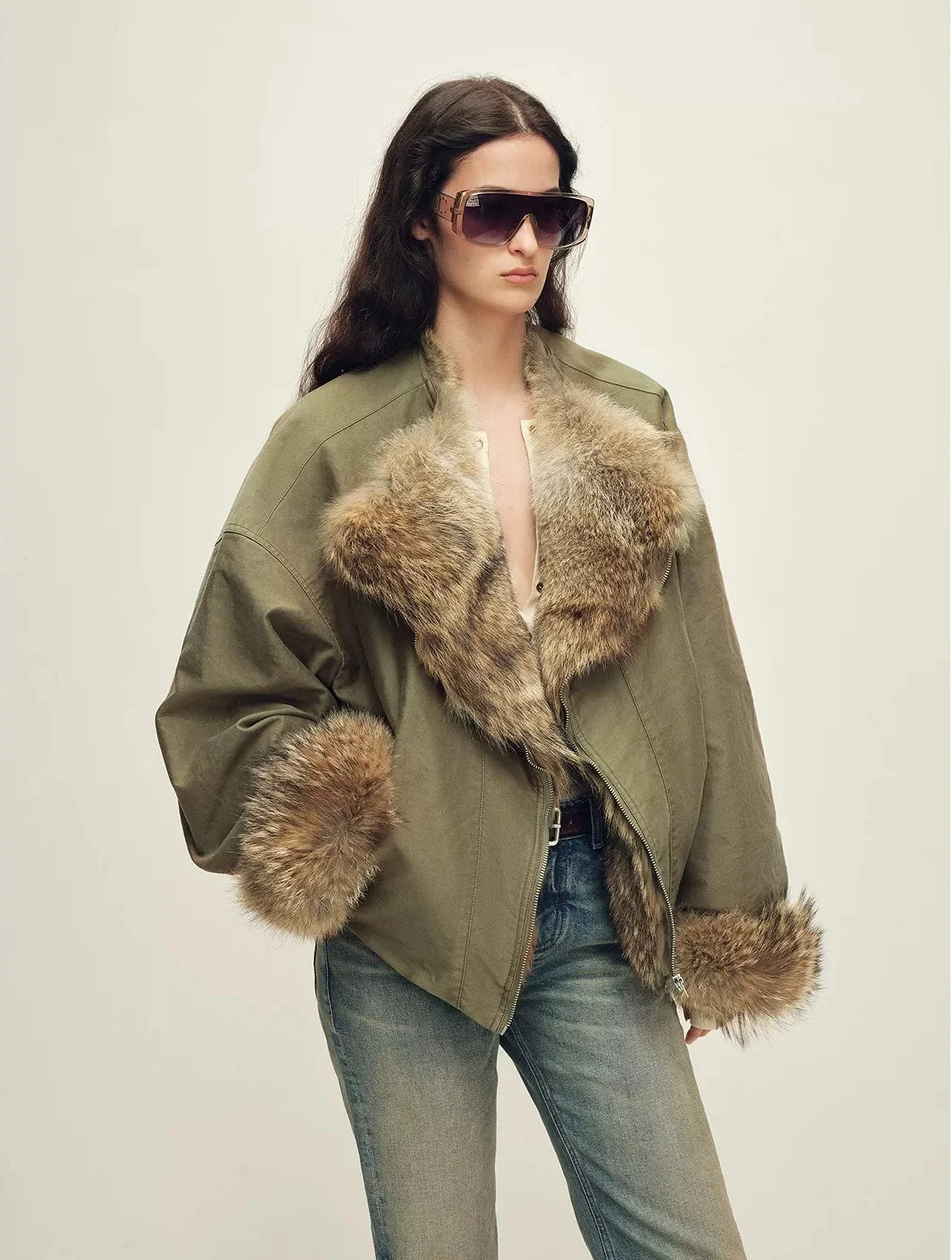 Fur Collar Parka - Image 8