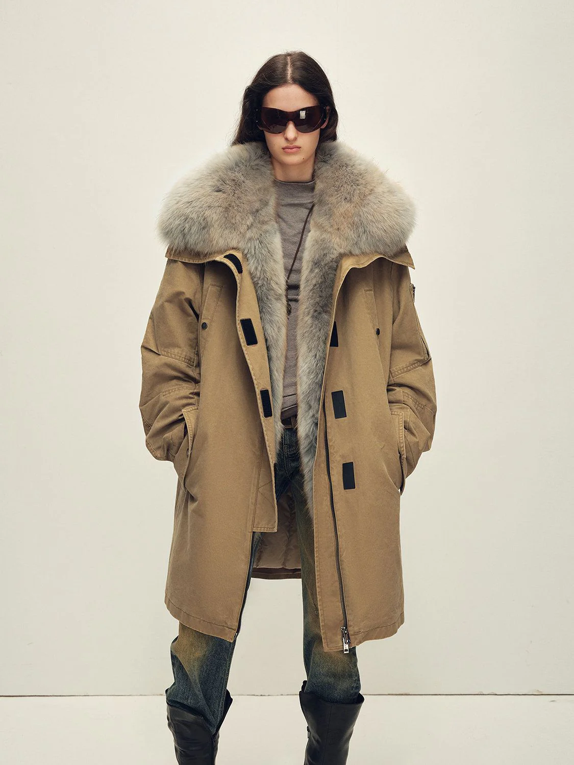 Fur Collar Parka