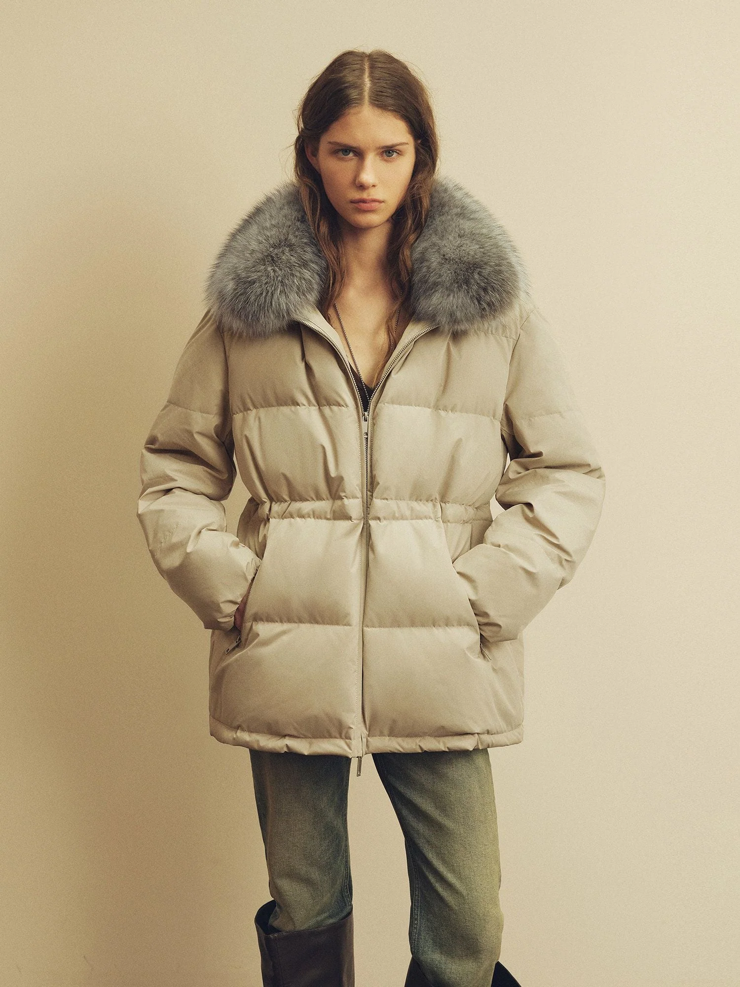 Fur Collar Puffer