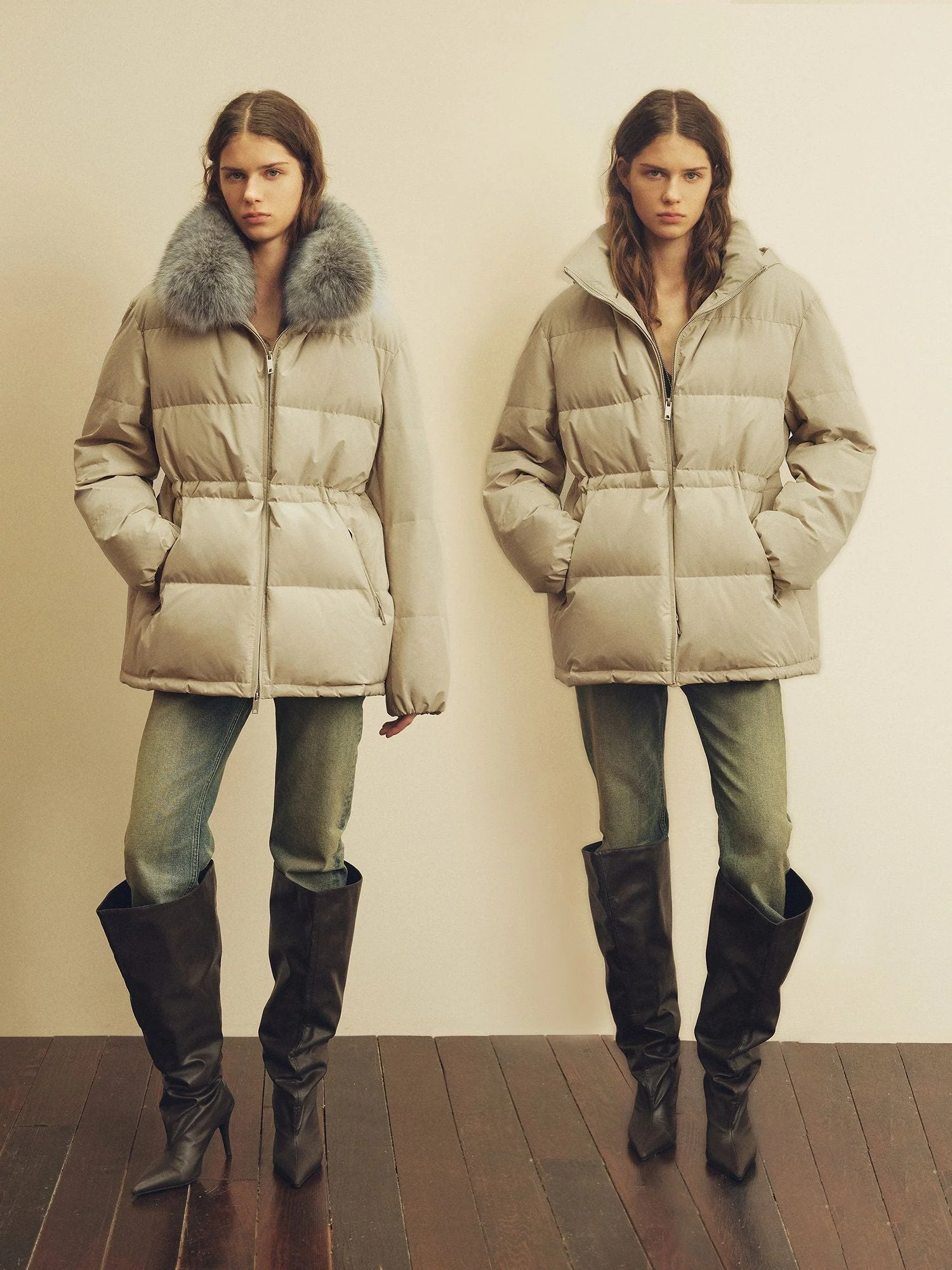 Fur Collar Puffer - Image 3
