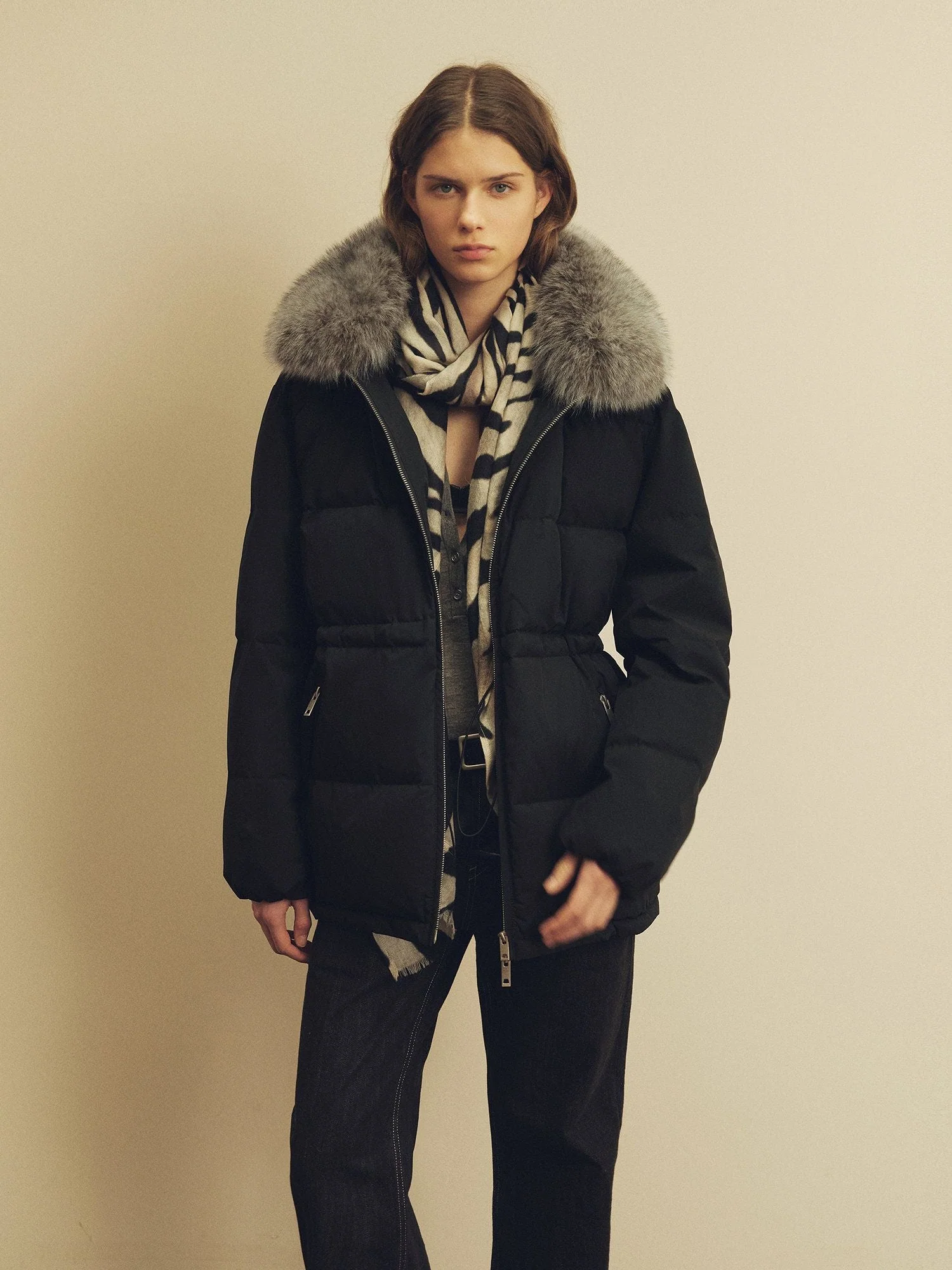 Fur Collar Puffer - Image 4