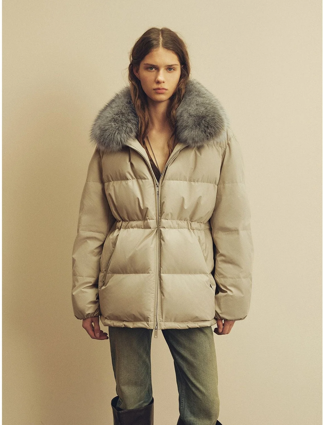 Fur Collar Puffer - Image 6