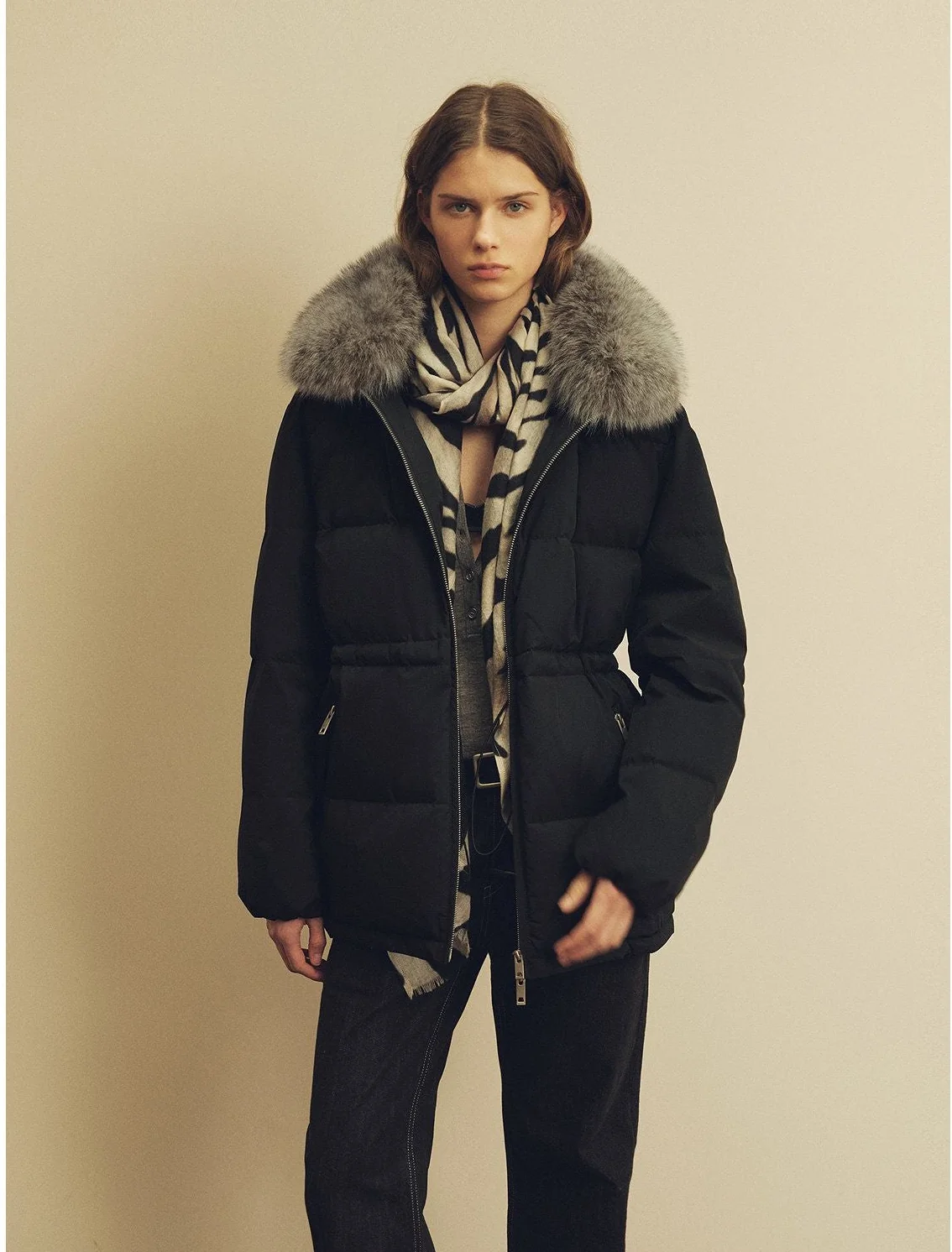 Fur Collar Puffer - Image 8